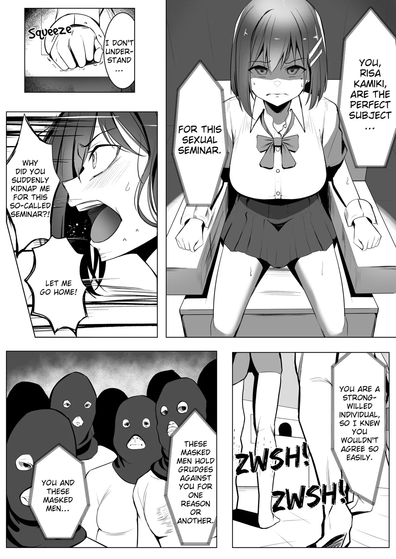 Punishment Game - Training up a Cheeky Girl at a Sex Facility. page 6