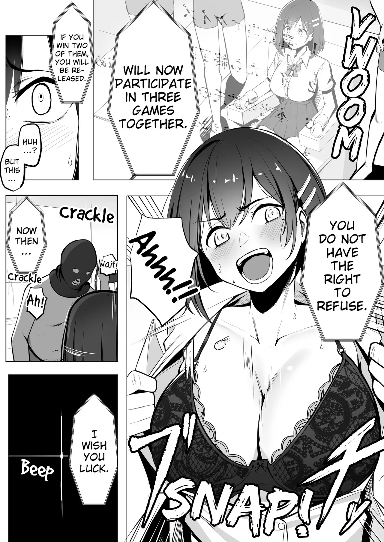 Punishment Game - Training up a Cheeky Girl at a Sex Facility. page 7