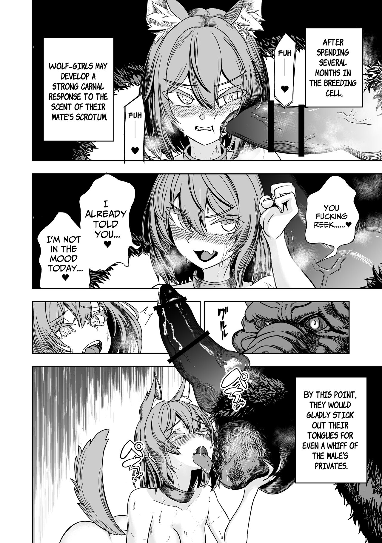 Pure Love Breeding Cell: ~How to train a Wolf-girl~ page 15