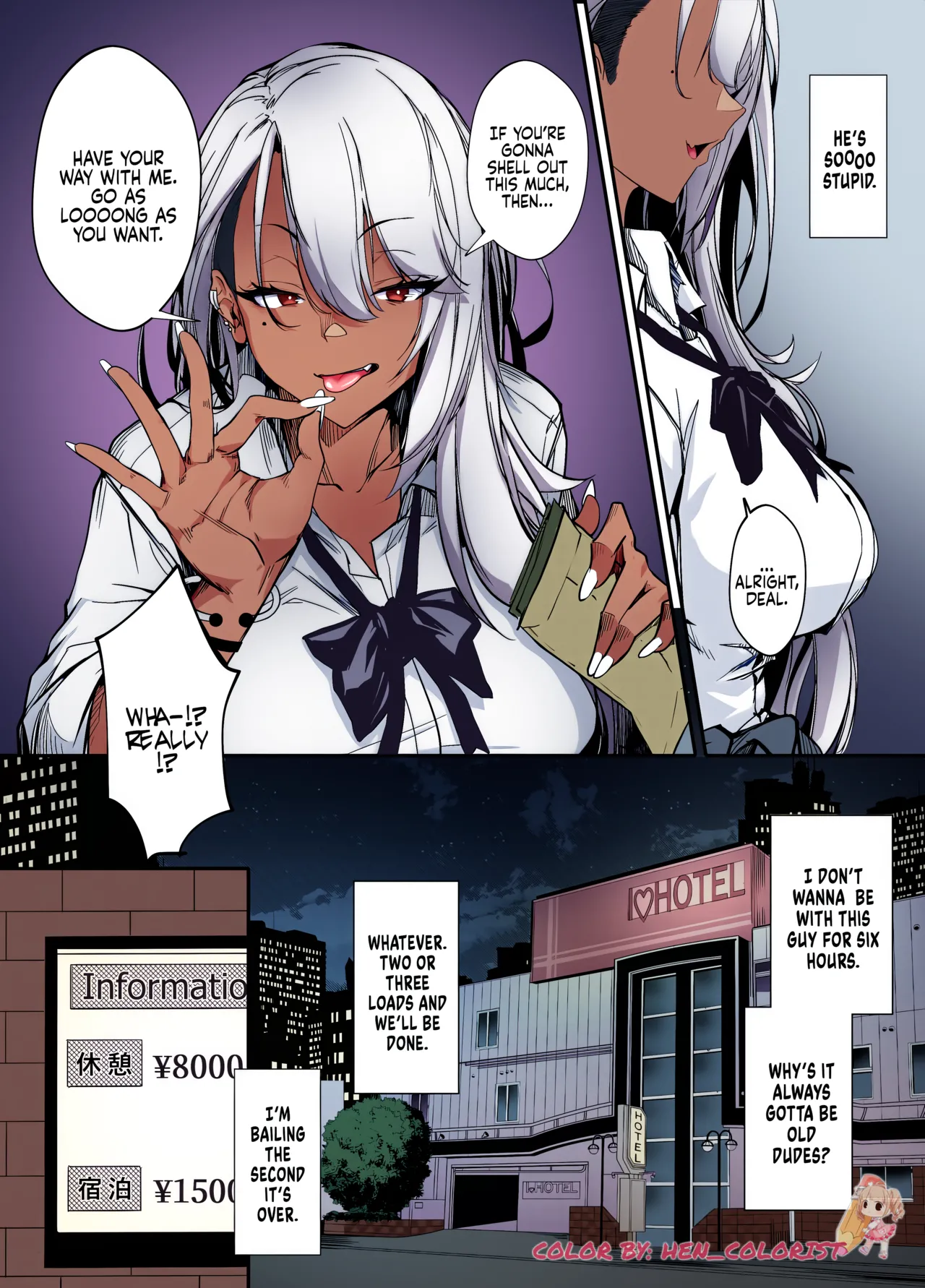 Putting a Cheeky Gyaru in Her Place page 11