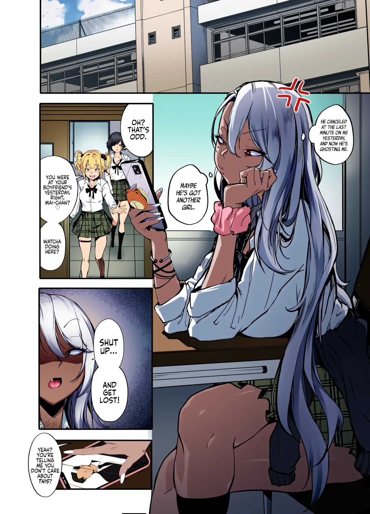 Putting a Cheeky Gyaru in Her Place page 6