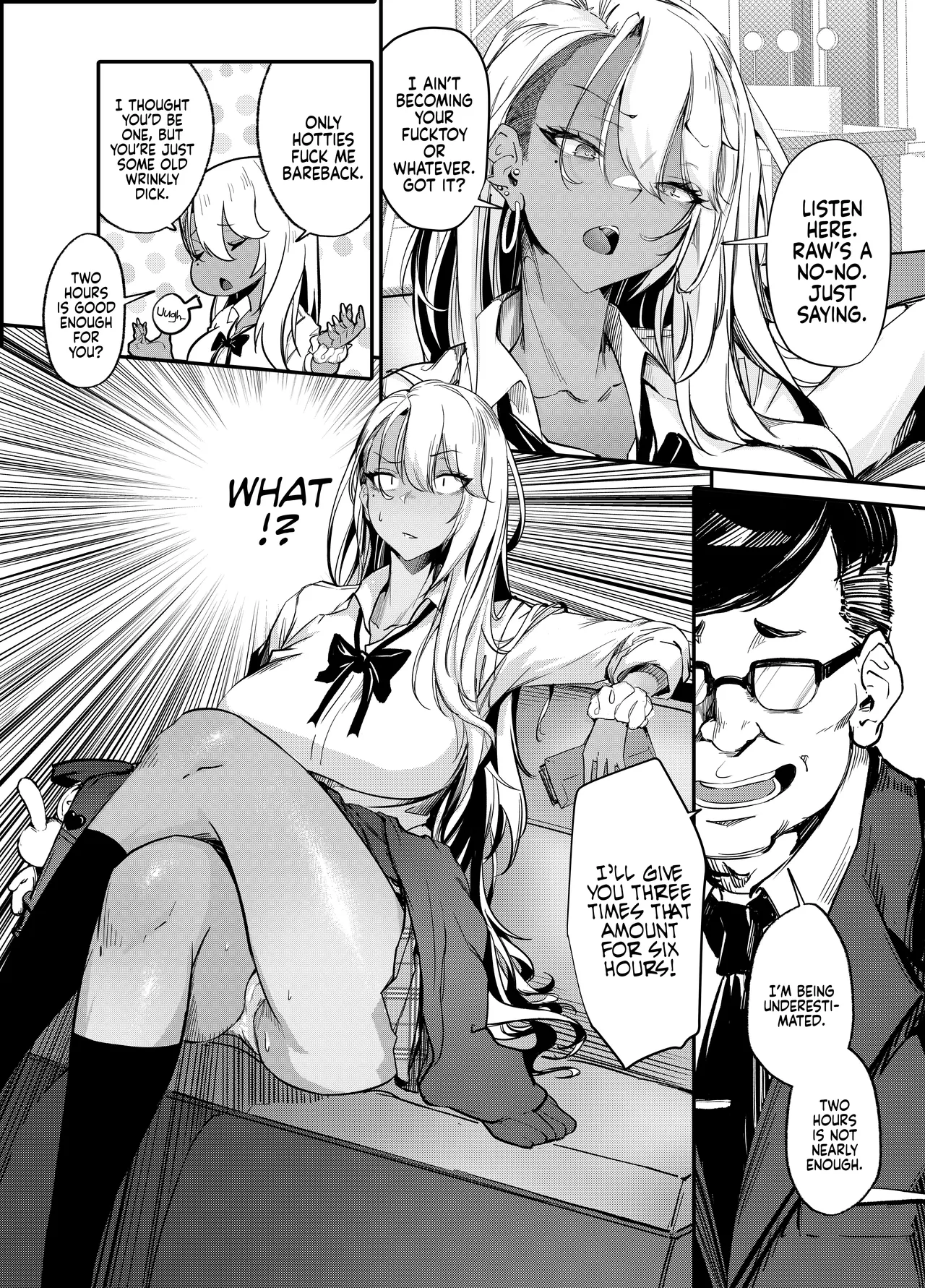 Putting a Cheeky Gyaru in Her Place page 10