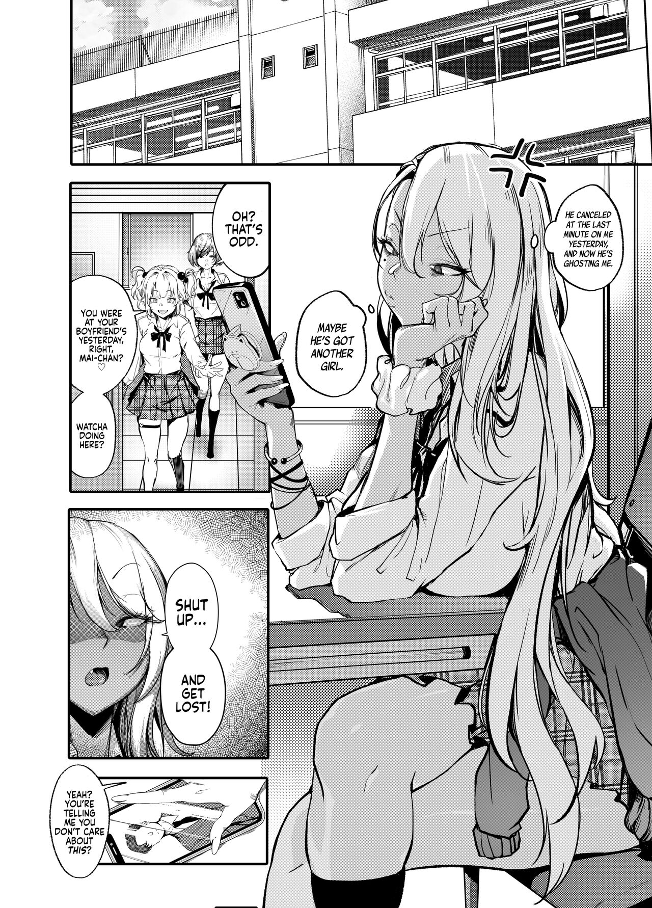 Putting a Cheeky Gyaru in Her Place page 6