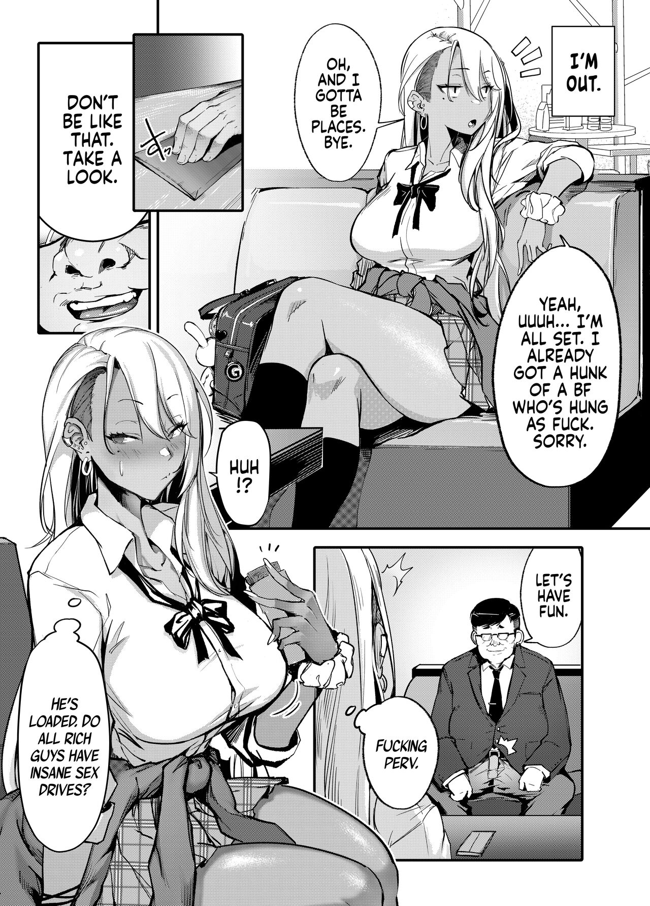 Putting a Cheeky Gyaru in Her Place page 9
