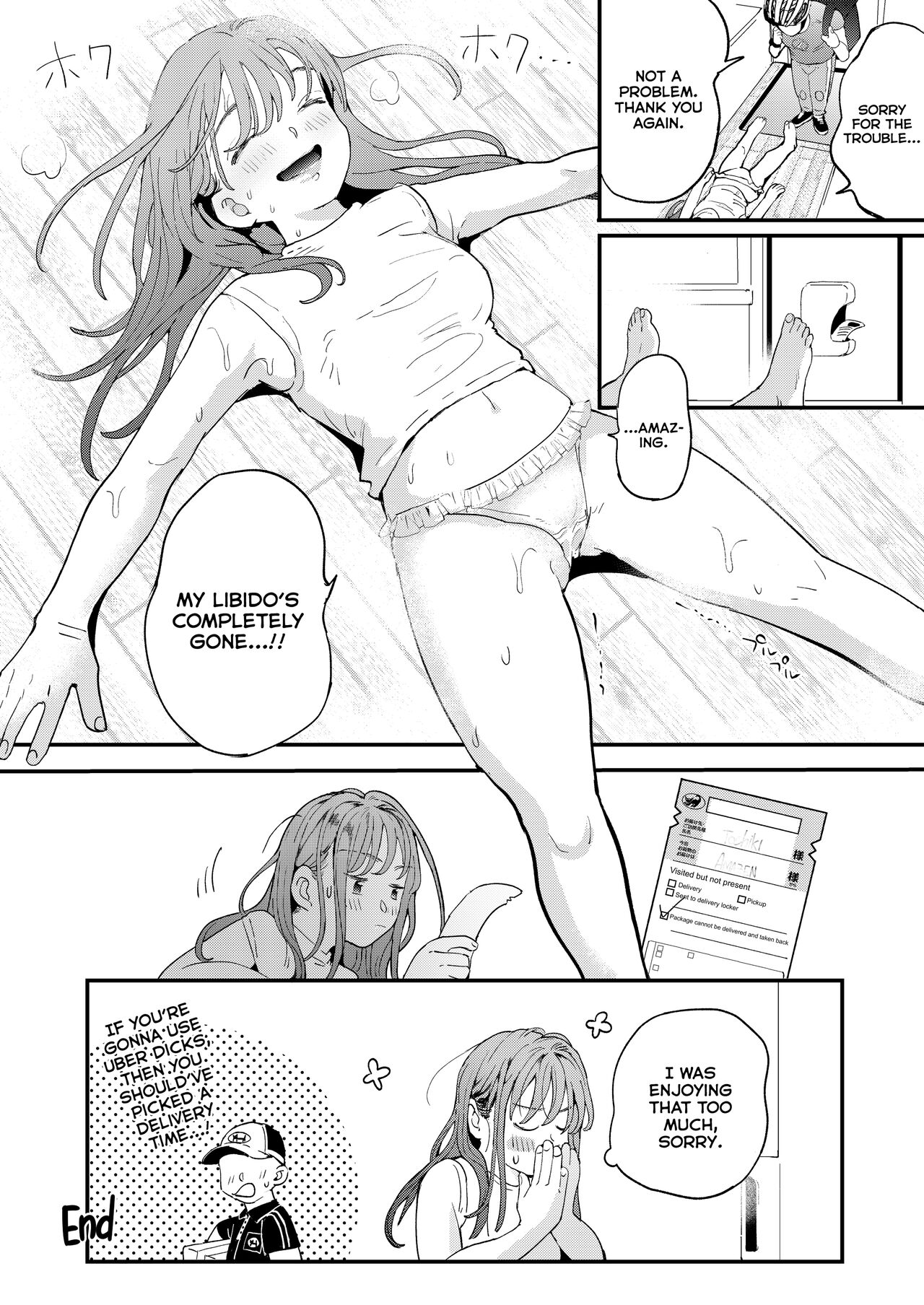 ●●●r Chinko o Tanomitai Onee-san｜The Girl Who Wants to Order Uber Dicks page 45