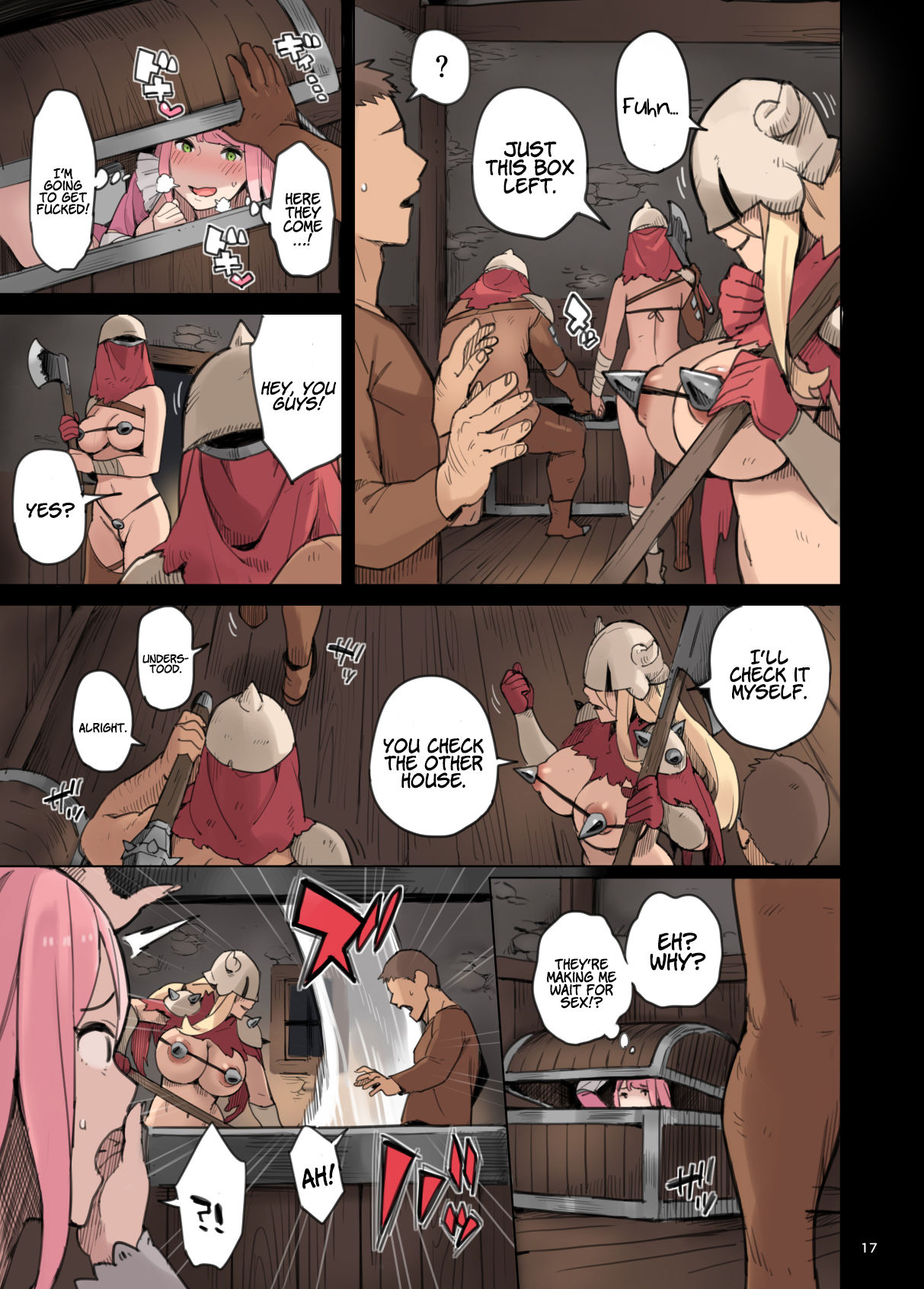 Raid from the Wild Sex Empire!! -Lewd Escape Part- page 17