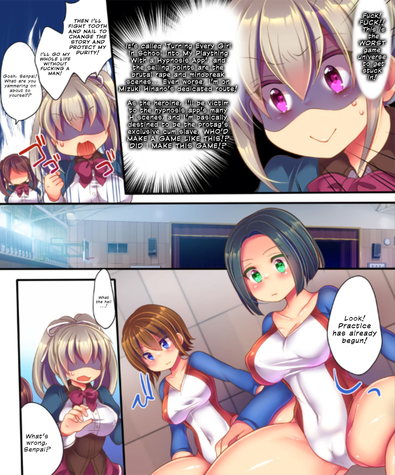 Reborn as a Heroine in a Hypnosis Mindbreak Eroge: I Need to Get Out of Here Before I Get Raped! page 10
