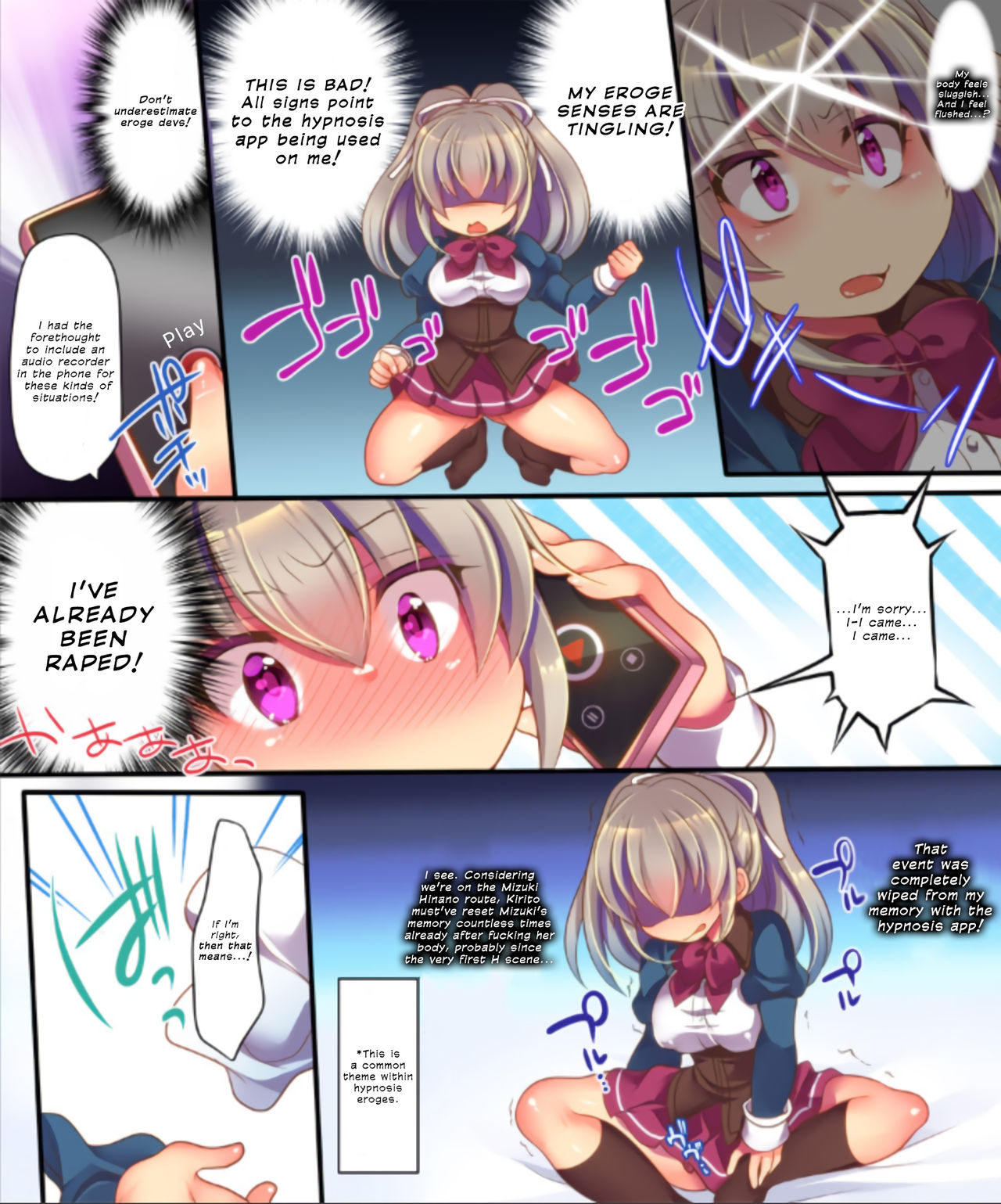 Reborn as a Heroine in a Hypnosis Mindbreak Eroge: I Need to Get Out of Here Before I Get Raped! page 27