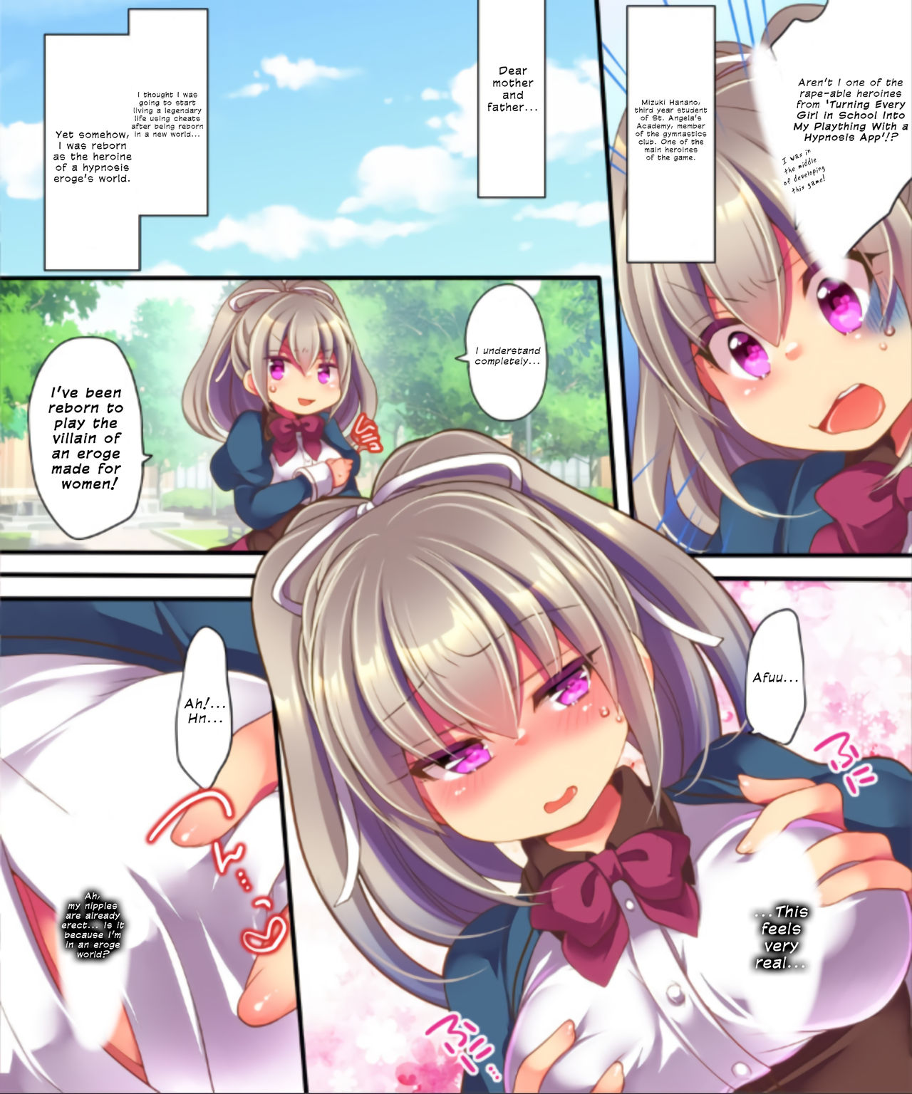 Reborn as a Heroine in a Hypnosis Mindbreak Eroge: I Need to Get Out of Here Before I Get Raped! page 8