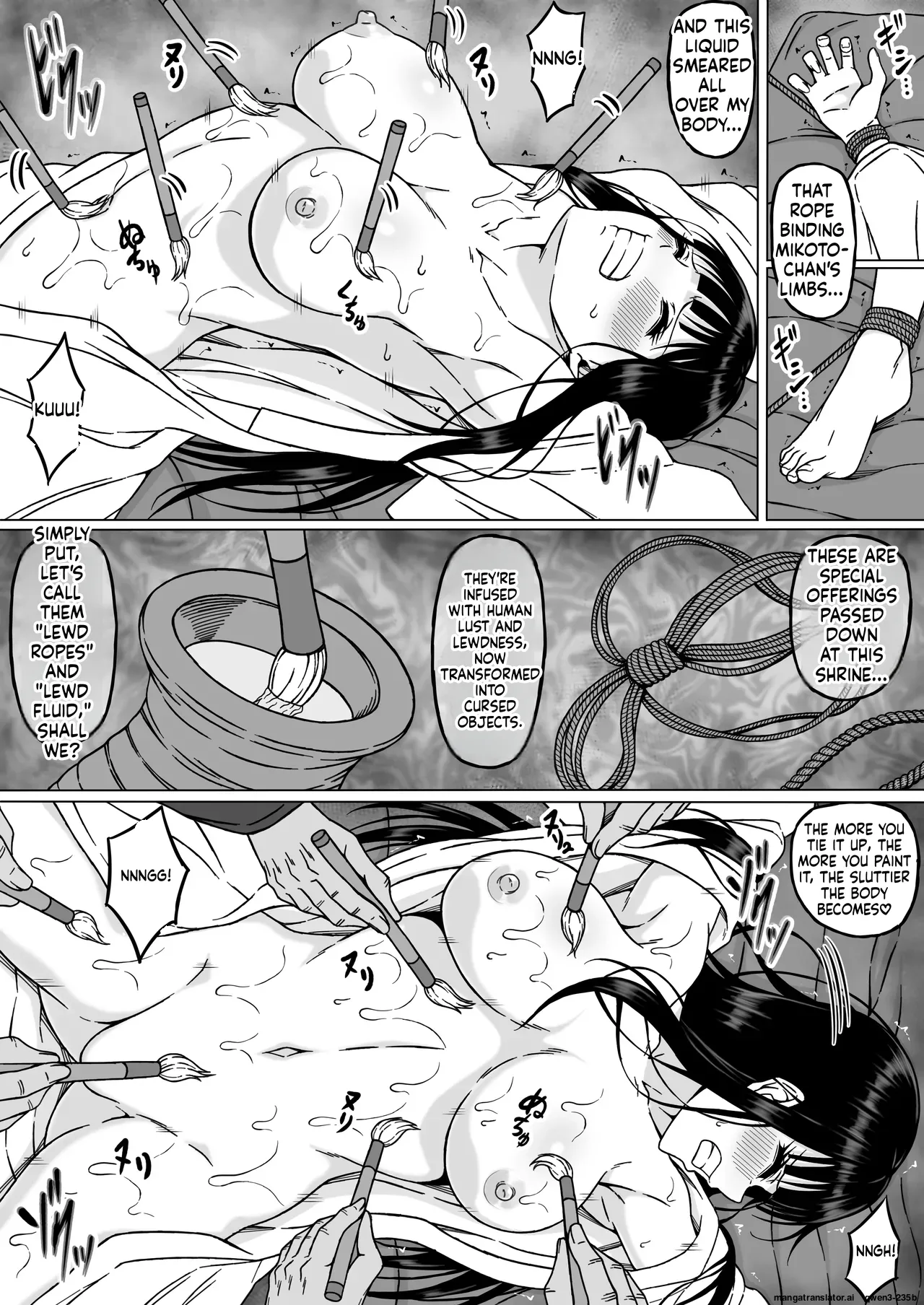 Reibaishi Mikoto 2 Kairaku ni Zanpai su... Hentai Jijii to no Seikou no Gishiki de Ikikuruwasareru Shoujo no Karada page 20
