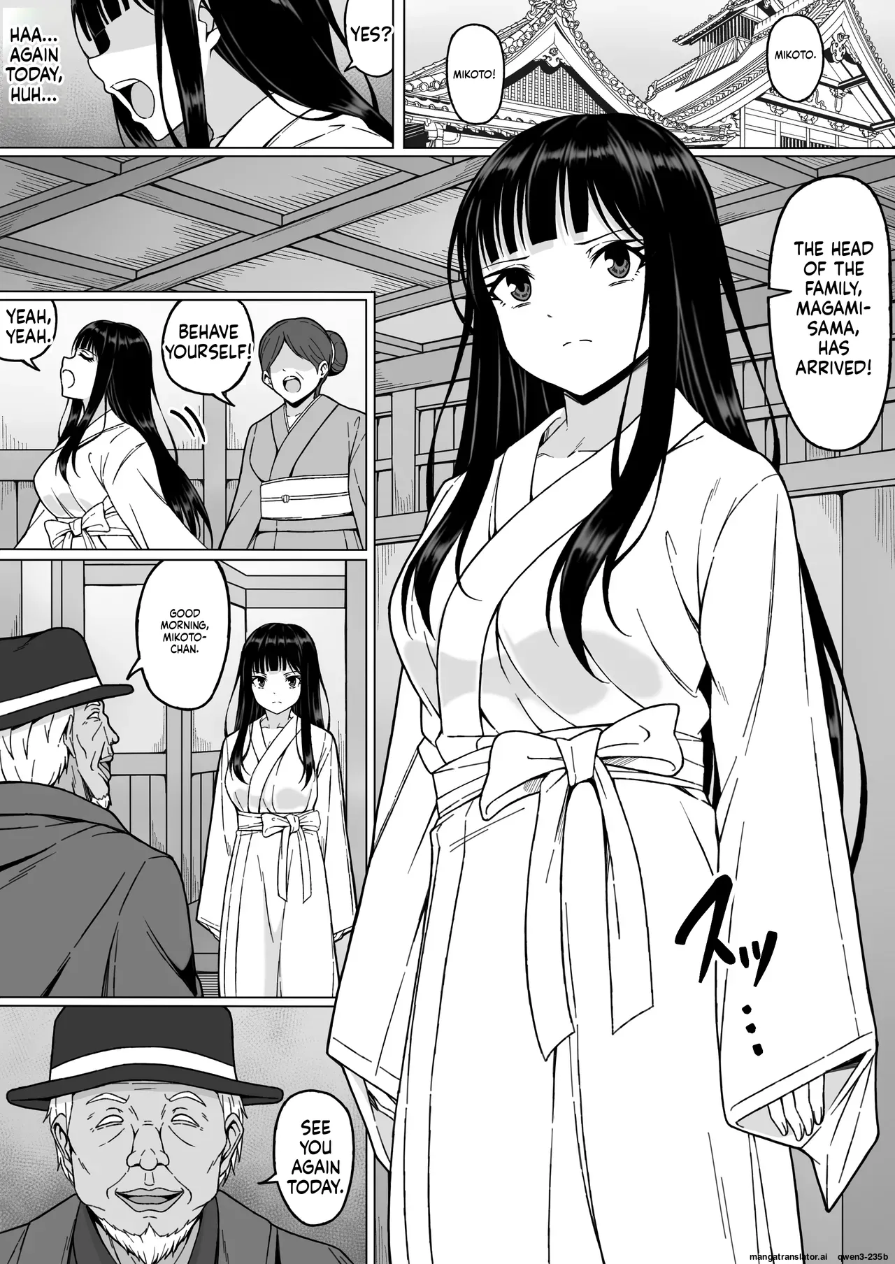 Reibaishi Mikoto 2 Kairaku ni Zanpai su... Hentai Jijii to no Seikou no Gishiki de Ikikuruwasareru Shoujo no Karada page 3