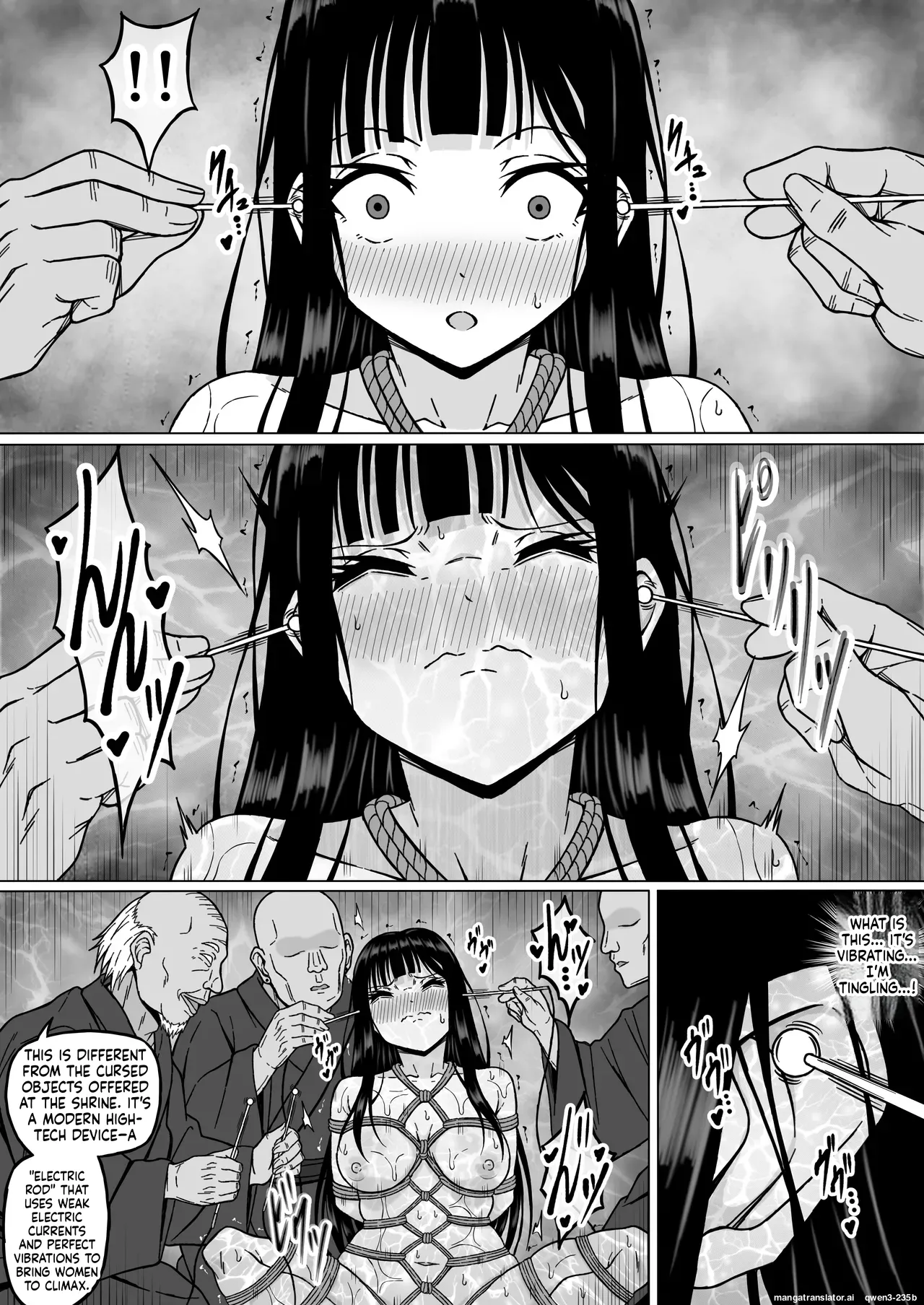 Reibaishi Mikoto 2 Kairaku ni Zanpai su... Hentai Jijii to no Seikou no Gishiki de Ikikuruwasareru Shoujo no Karada page 46
