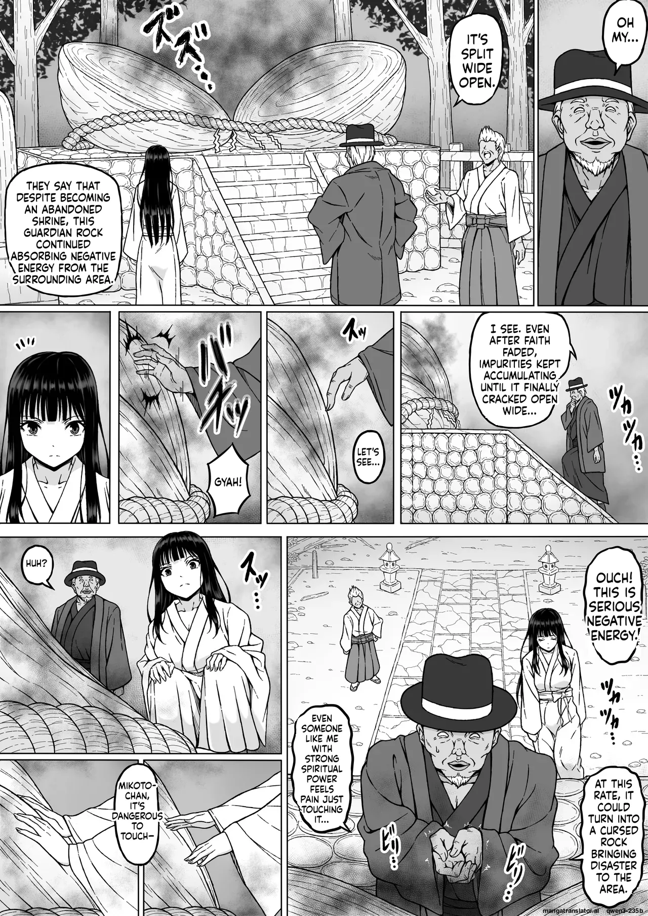 Reibaishi Mikoto 2 Kairaku ni Zanpai su... Hentai Jijii to no Seikou no Gishiki de Ikikuruwasareru Shoujo no Karada page 6