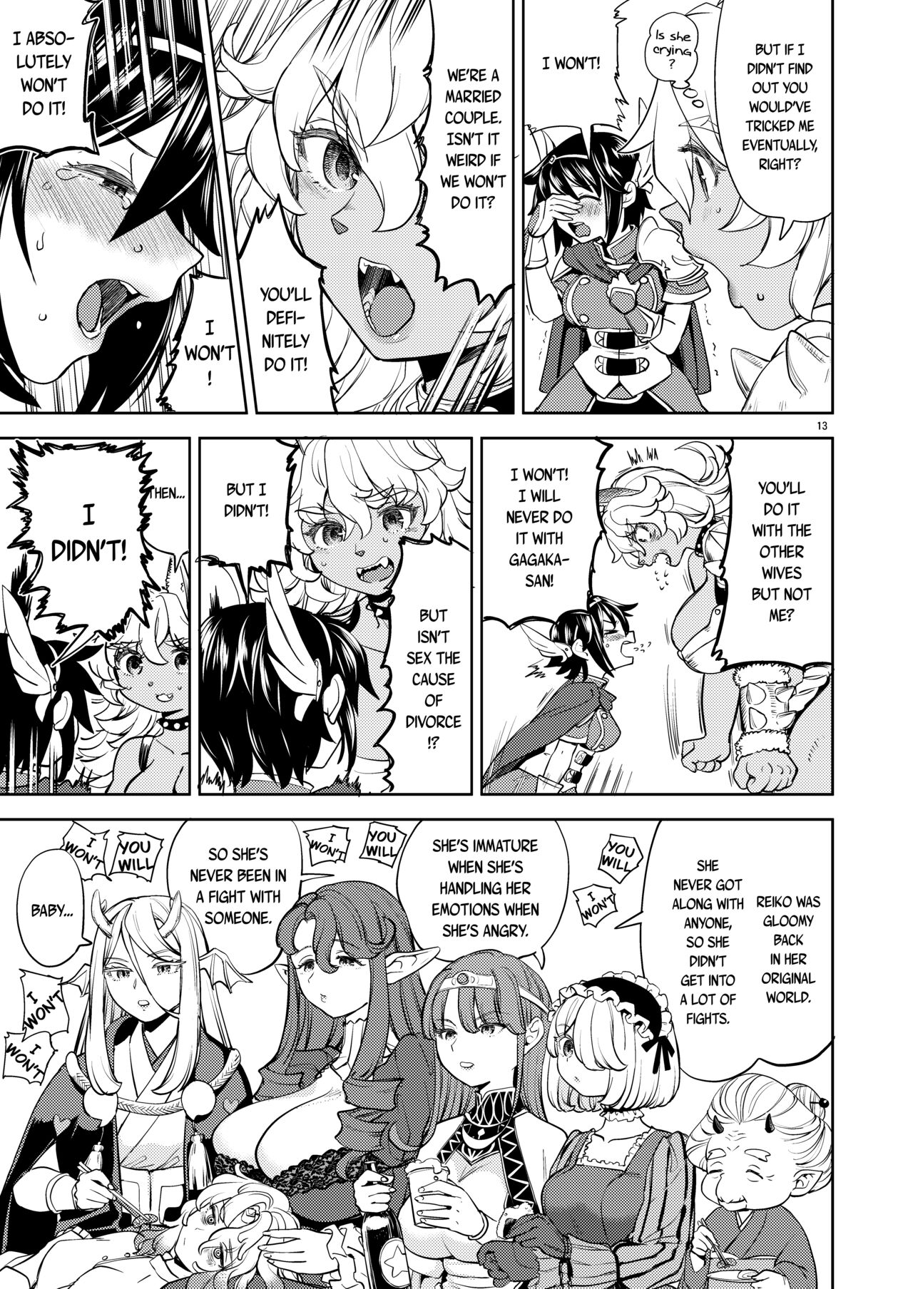 Reincarnated as a Female Hero Who Seems to Have 5 Demon Wives 6 page 14