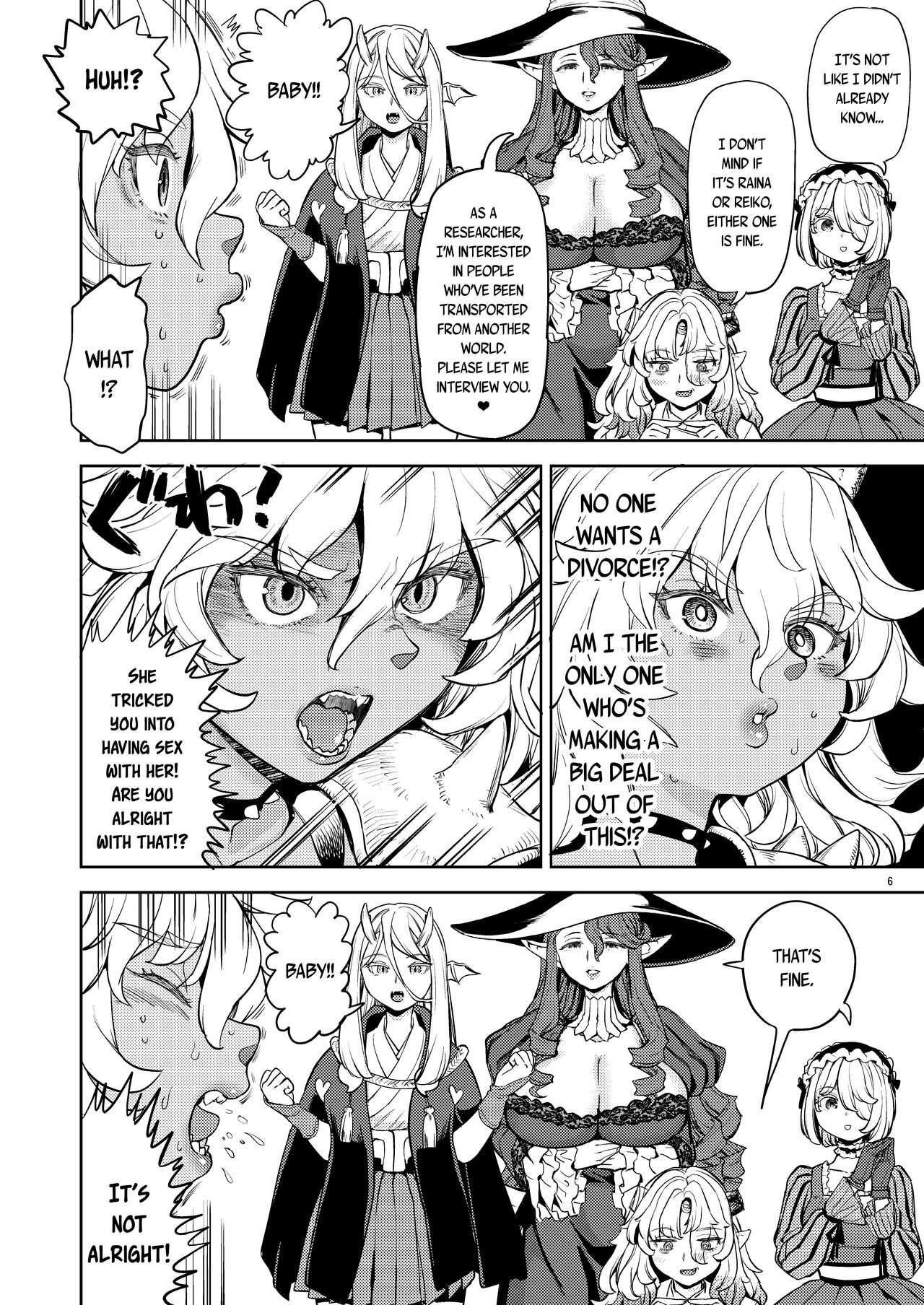 Reincarnated as a Female Hero Who Seems to Have 5 Demon Wives 6 page 7