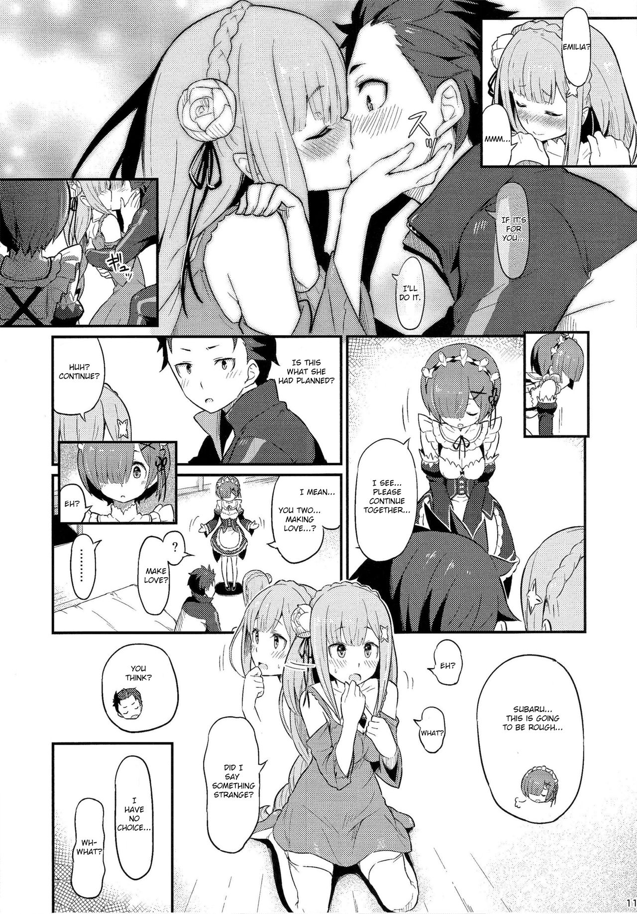 Rem no Emilia Kuttsuke Daisakusen page 12