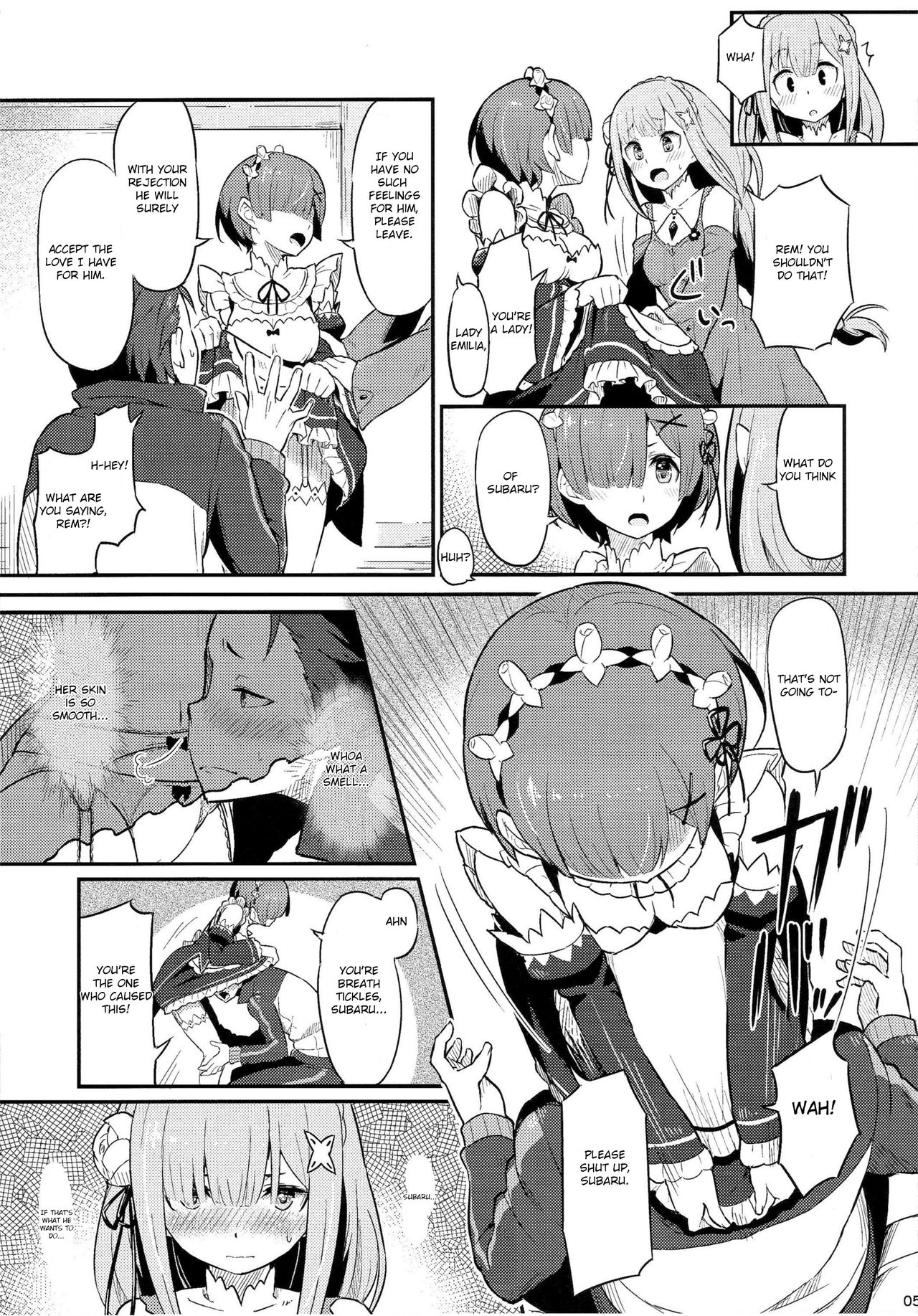 Rem no Emilia Kuttsuke Daisakusen page 6