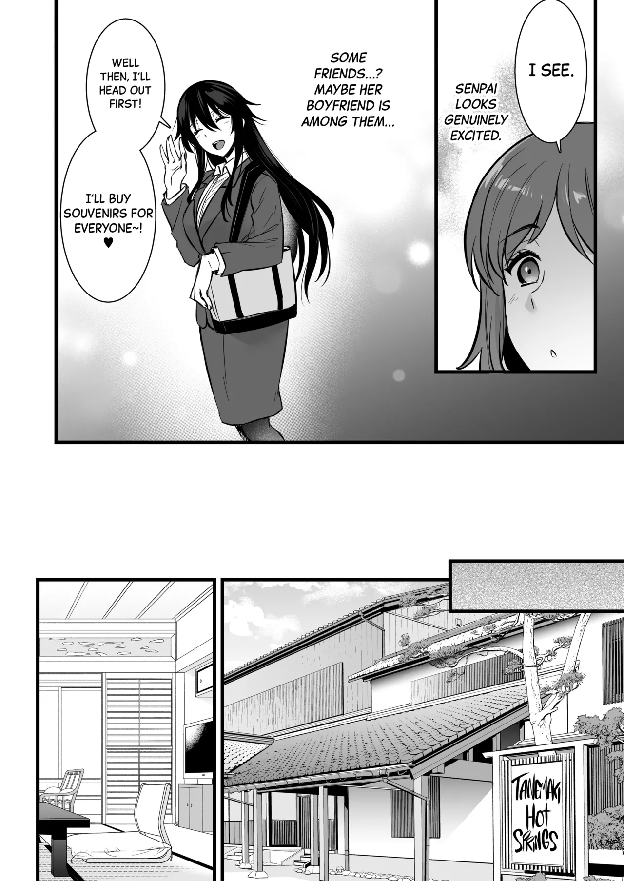 Rental Tanetsuke Oji-san 6 ~Tanetsuke Oji-san-tachi to Iku! Yari Makuri Nakadashi Rankou Onsen Ryokou~ page 5