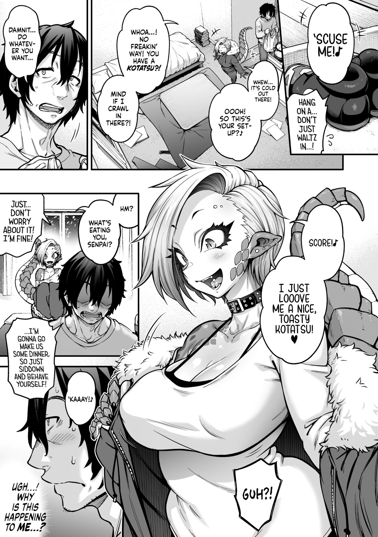 Reptile on a Snowy Night page 3