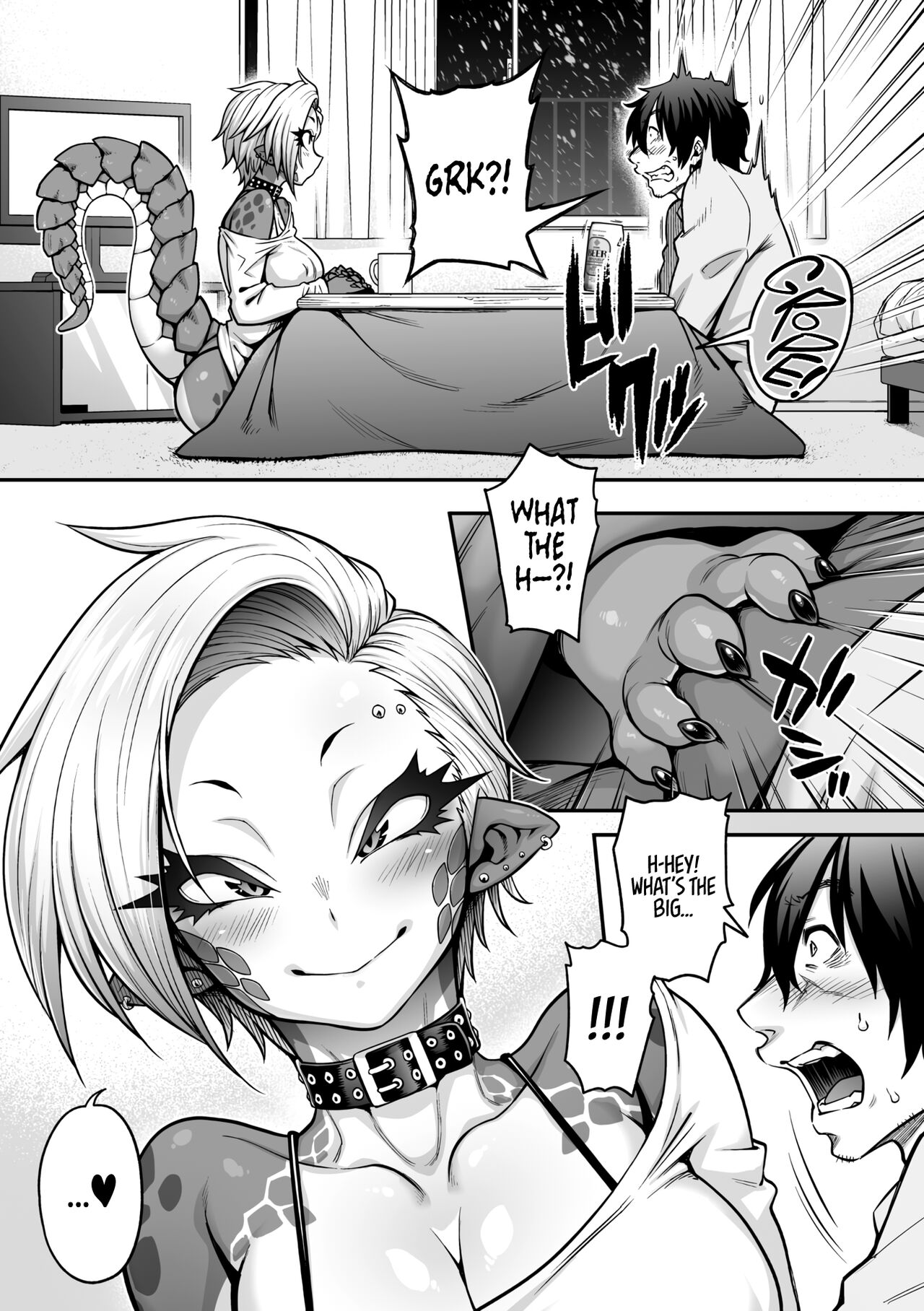 Reptile on a Snowy Night page 9