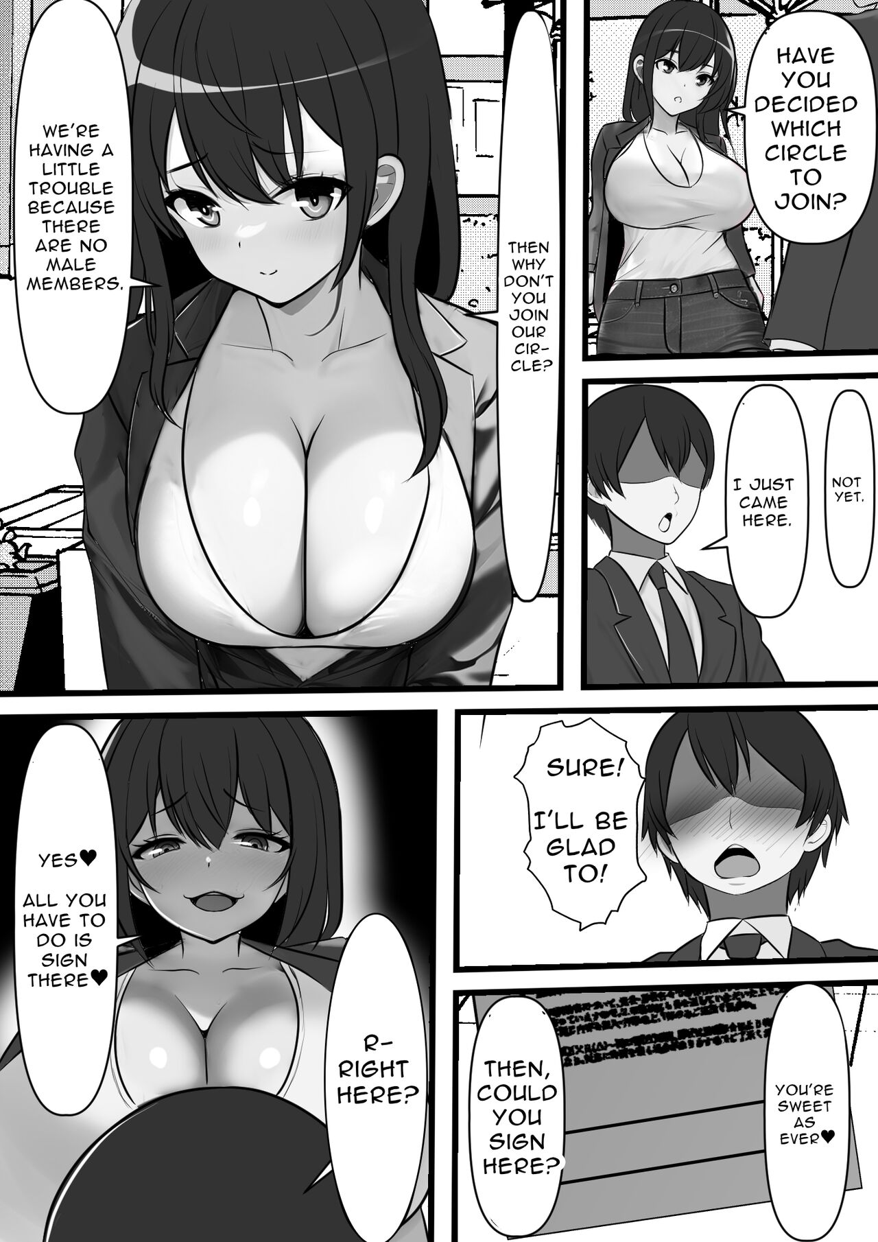 Reverse Chastity City ~The Leader of a Fuckclub That Tricked Me Into Joining Seems to Be a Virgin~ page 12