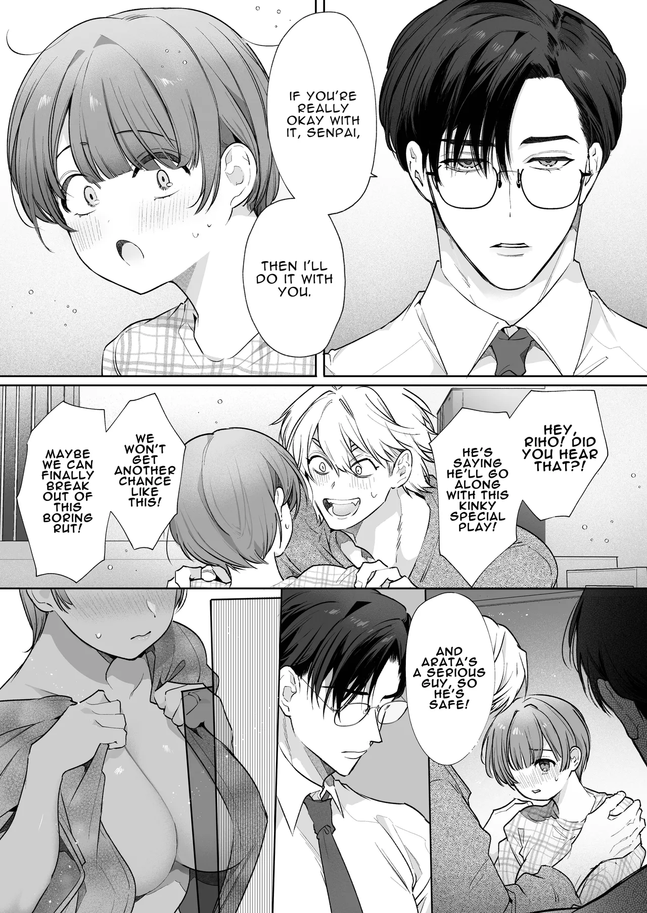 Riho NTR ~Ordered By My Husband to Get Fucked By His Colleague~ page 12