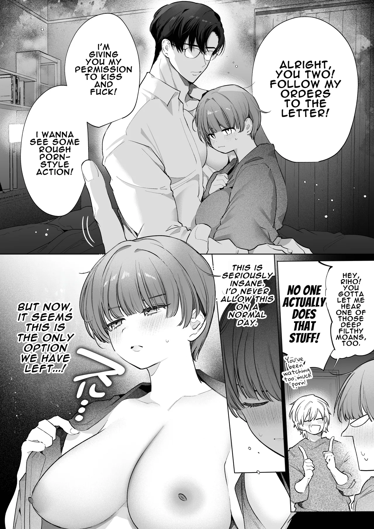 Riho NTR ~Ordered By My Husband to Get Fucked By His Colleague~ page 13
