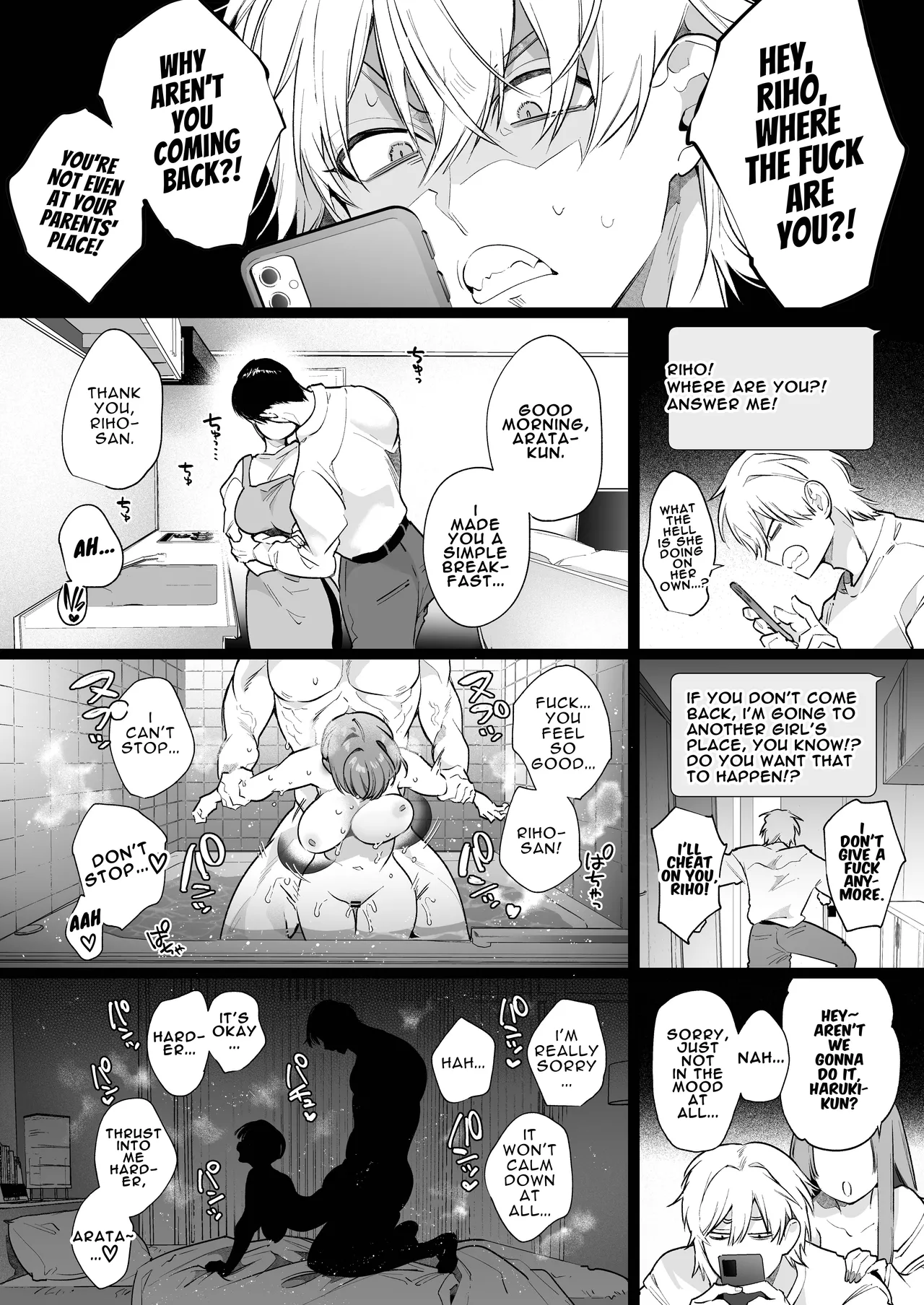 Riho NTR ~Ordered By My Husband to Get Fucked By His Colleague~ page 75
