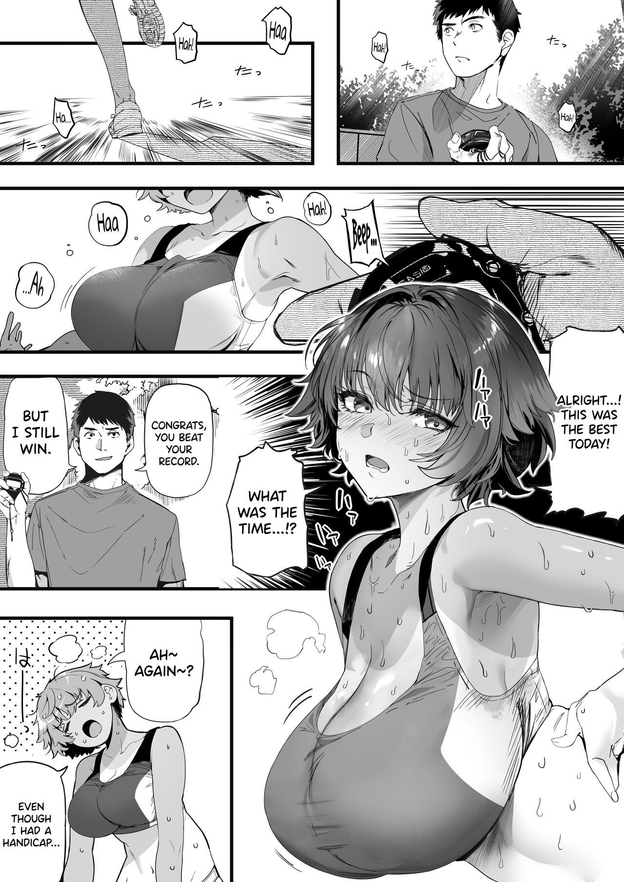 Rikujoubu no Bokukko Doukyuusei ga Chuunen Komon ni Mesu ni Sareru Ichibu Shijuu page 4
