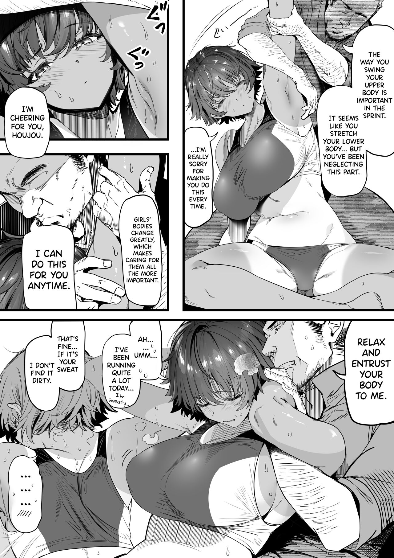 Rikujoubu no Bokukko Doukyuusei ga Chuunen Komon ni Mesu ni Sareru Ichibu Shijuu page 9