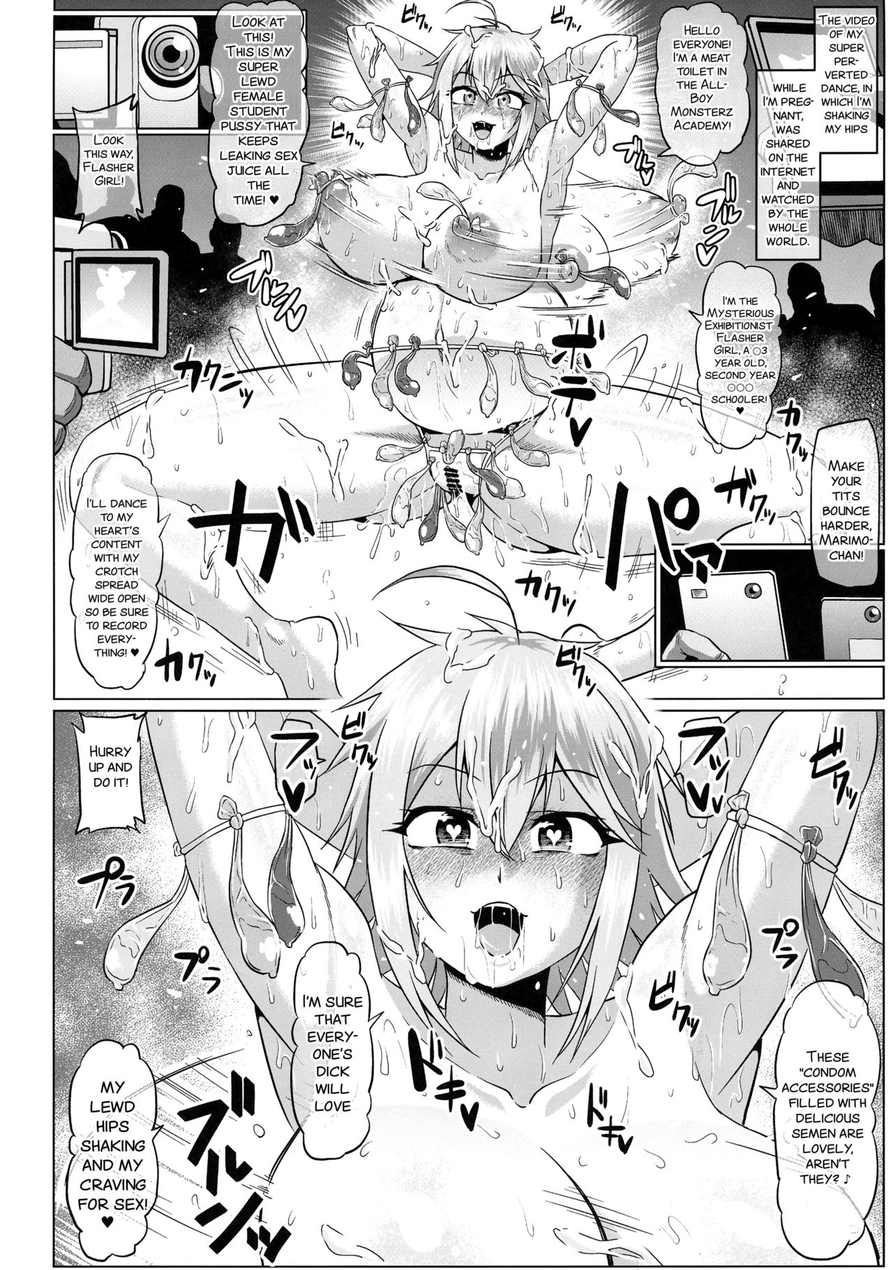Roshutsu Kaijin Flasher Girl ~Kyonyuu Sukeban Marimo AFTER EPISODE~ page 28