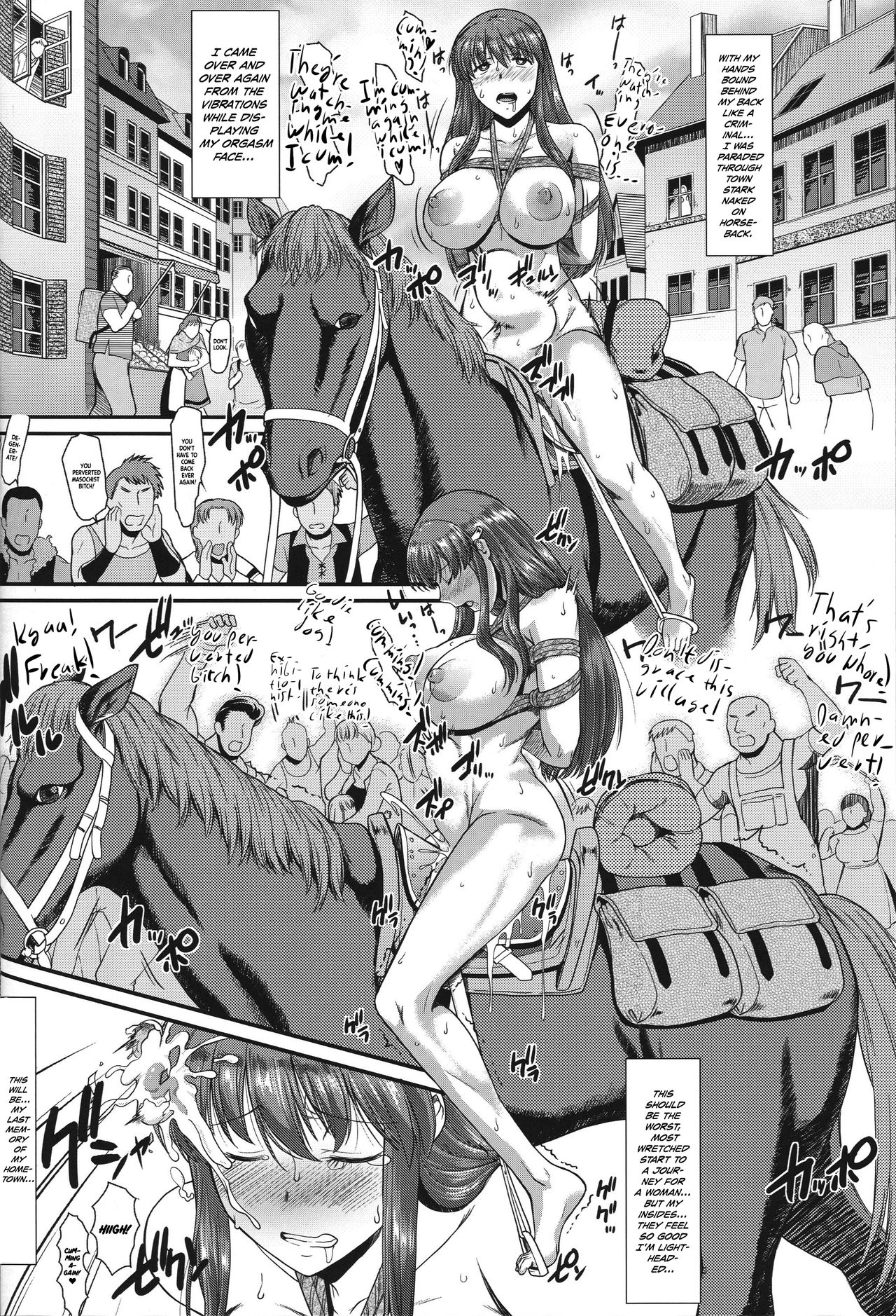 Roshutsu Kairaku ni Kusshite Mesu Ochi Shita Sugata Minna ni Mirarechatte Watashi Korekara Dousurun daro? [English] =White Symphony= page 24