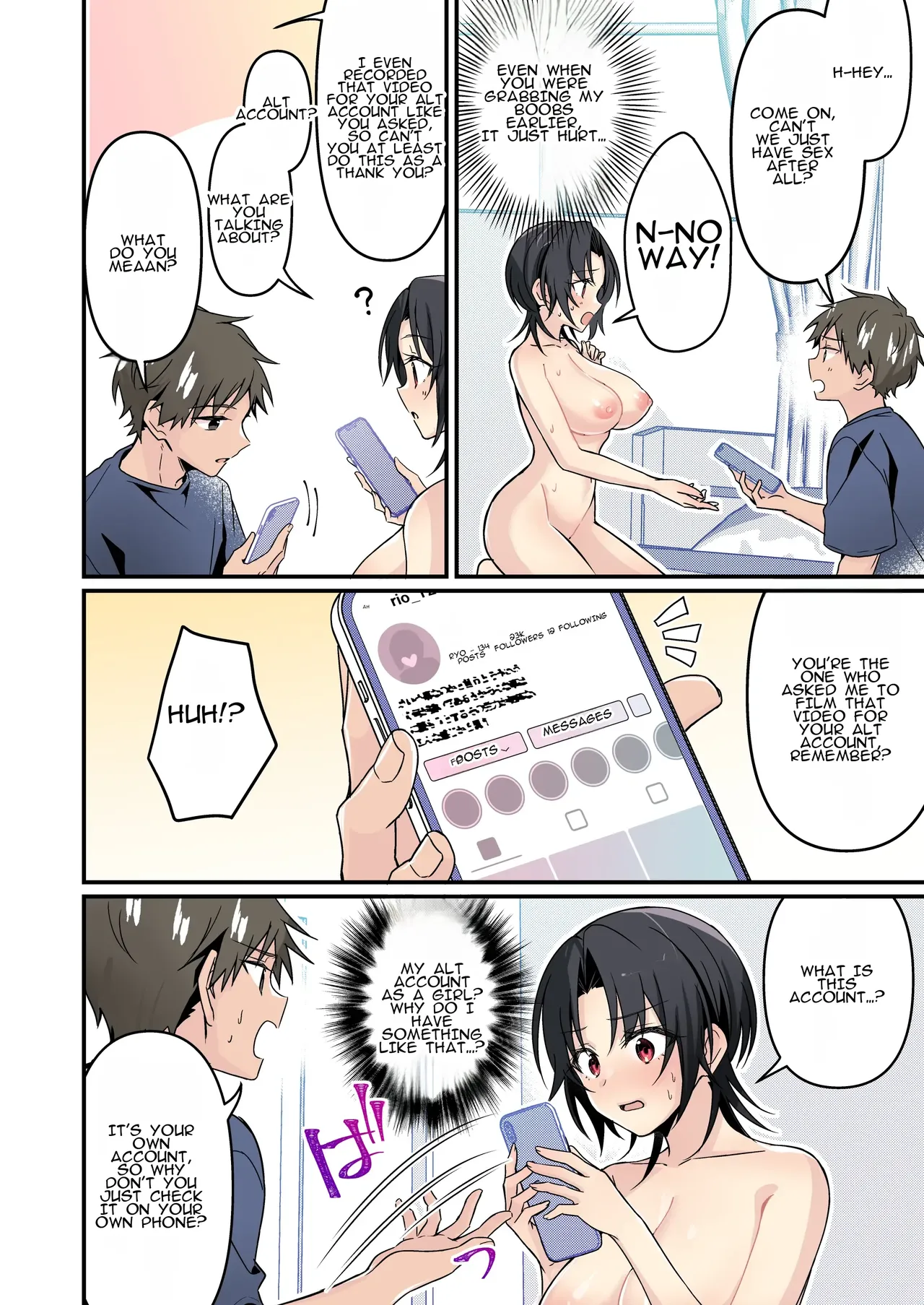 Rosy Days with a Life-Altering App? ~Accidentally Turning Myself (♂) into a Super Lewd Beauty (♀)~ page 24