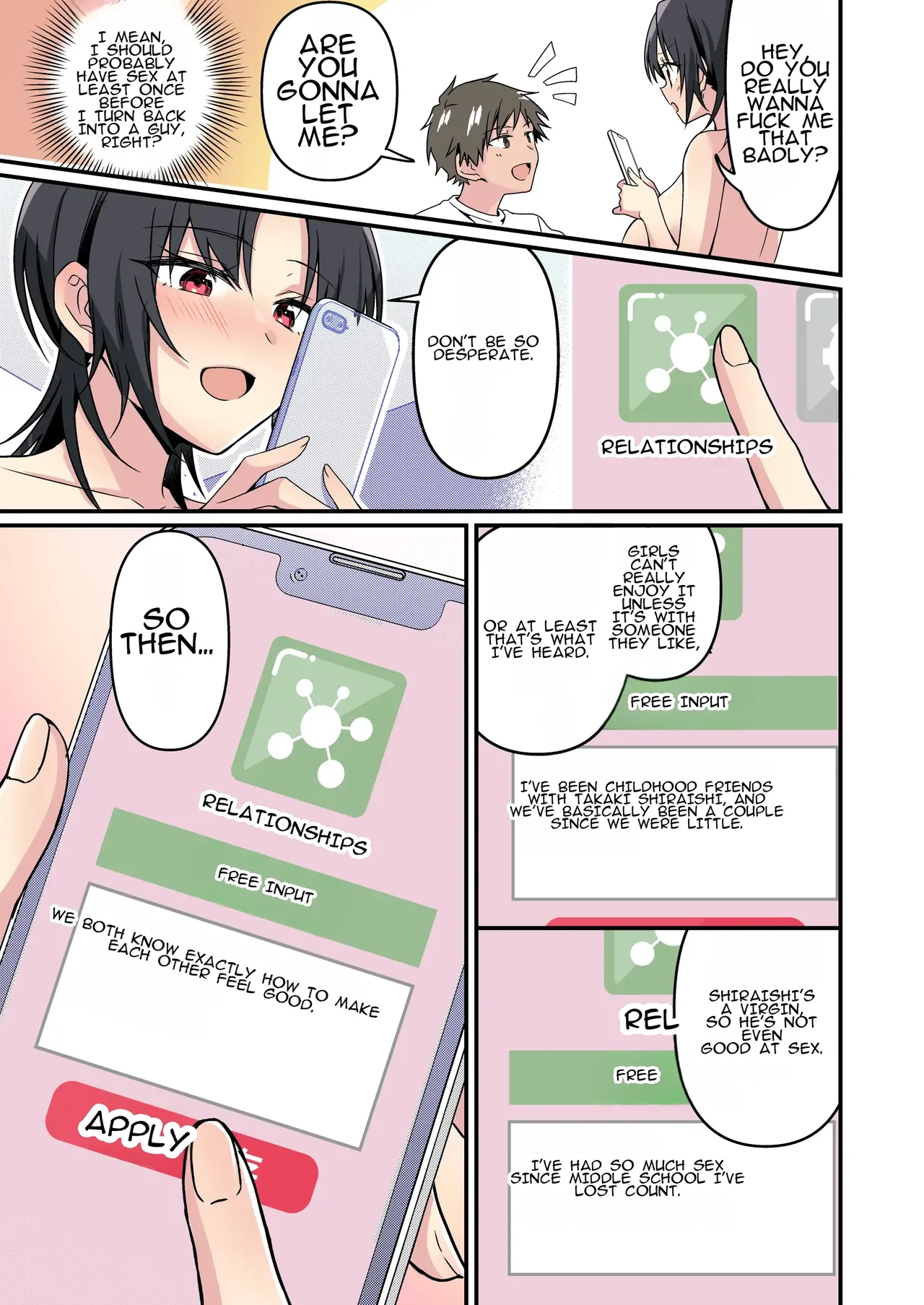 Rosy Days with a Life-Altering App? ~Accidentally Turning Myself (♂) into a Super Lewd Beauty (♀)~ page 27