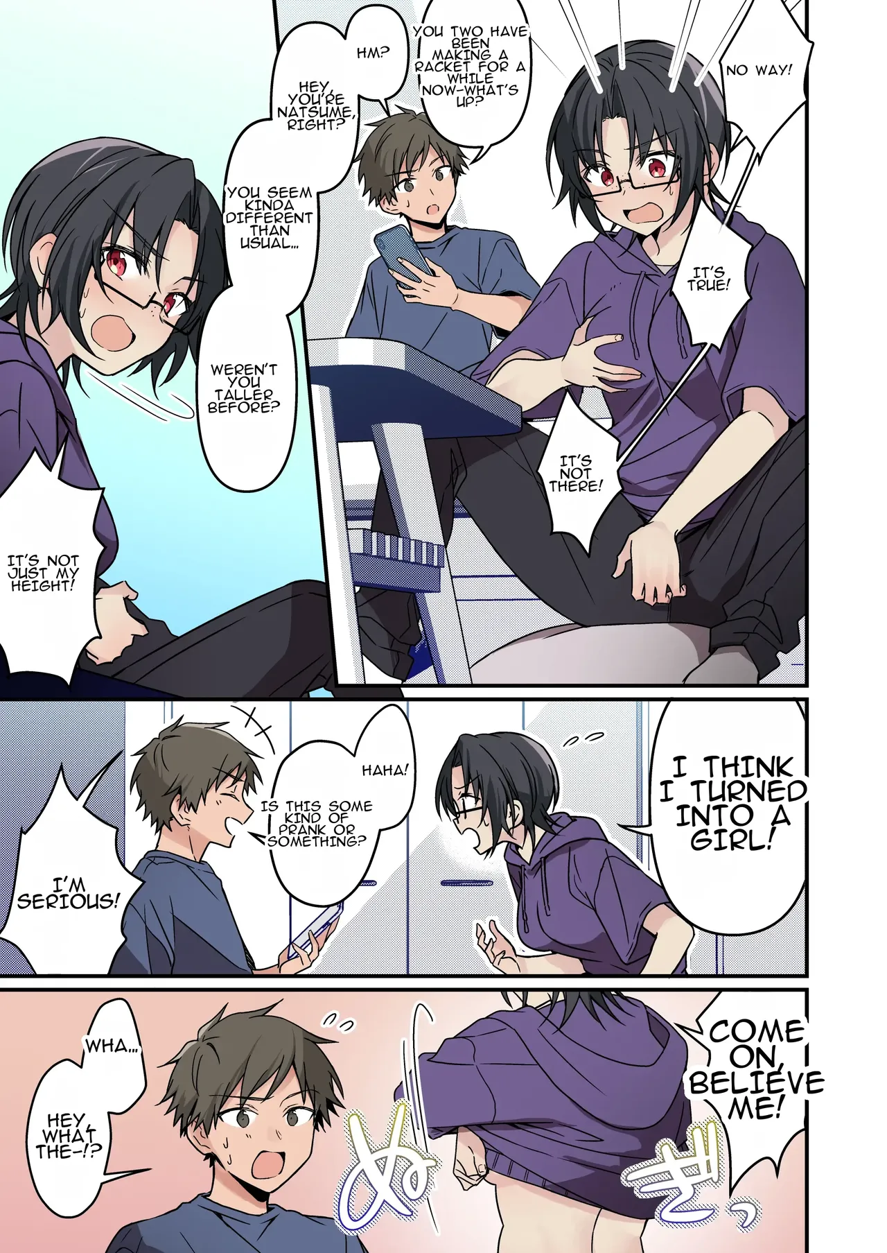 Rosy Days with a Life-Altering App? ~Accidentally Turning Myself (♂) into a Super Lewd Beauty (♀)~ page 7