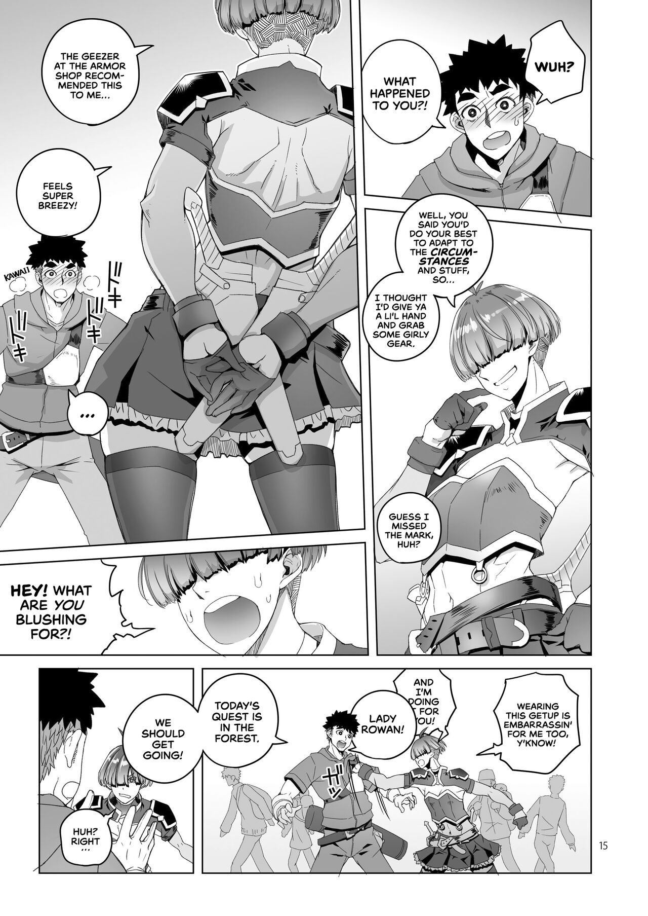 Rowan, the Swordswoman in Plain Sight page 14
