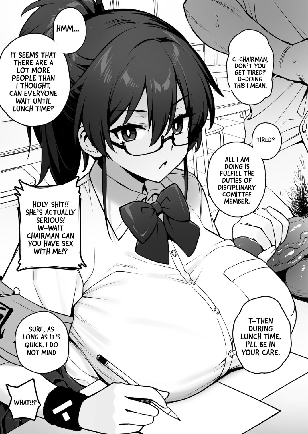Rumor Has It That The New Chairman of Disciplinary Committee Has Huge Breasts. page 8