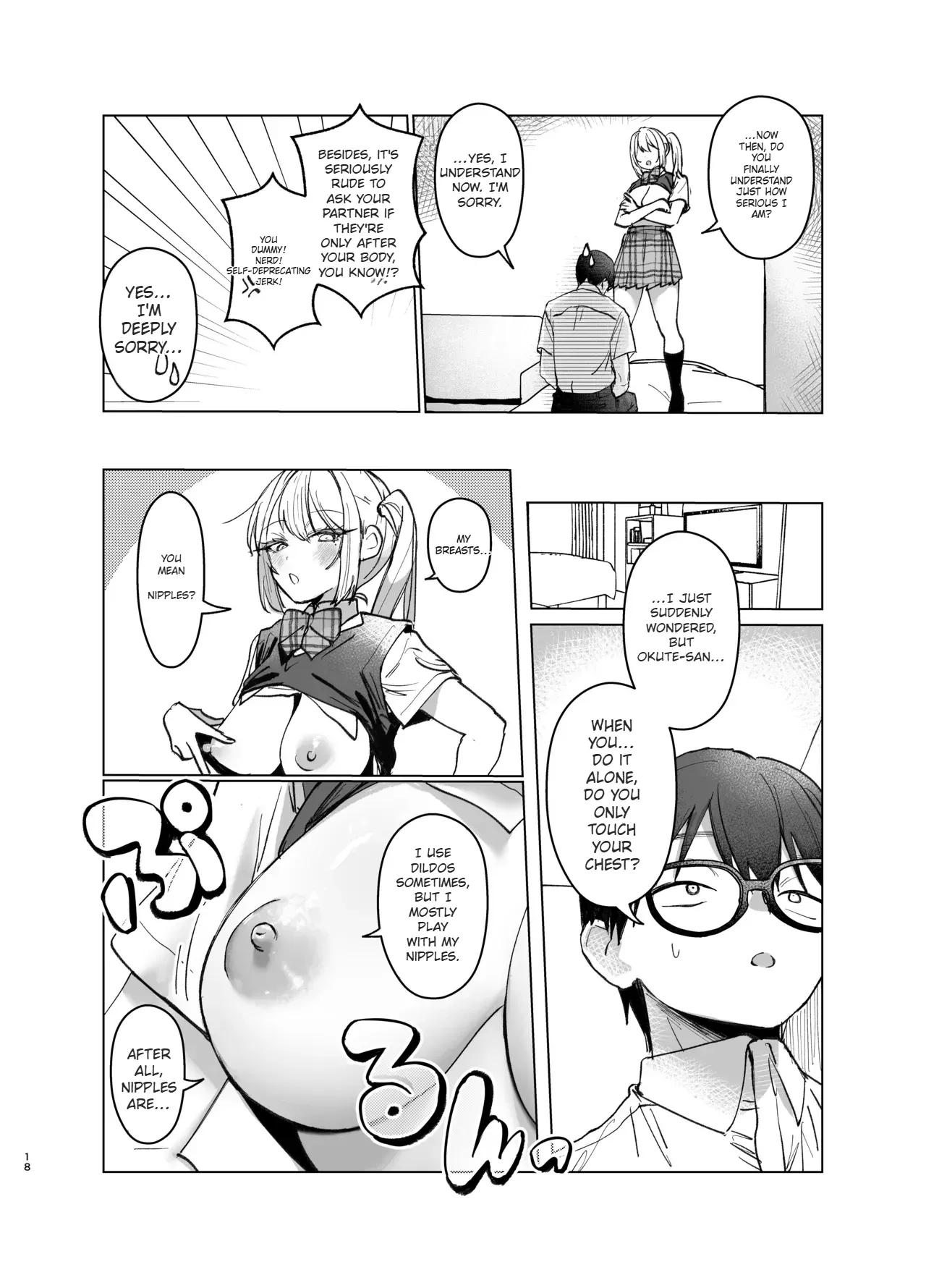 Ryou Kataomoi ga Minoranai Gyaru-san wa Iramura Chikunii ga Tomaranai! 2 page 18