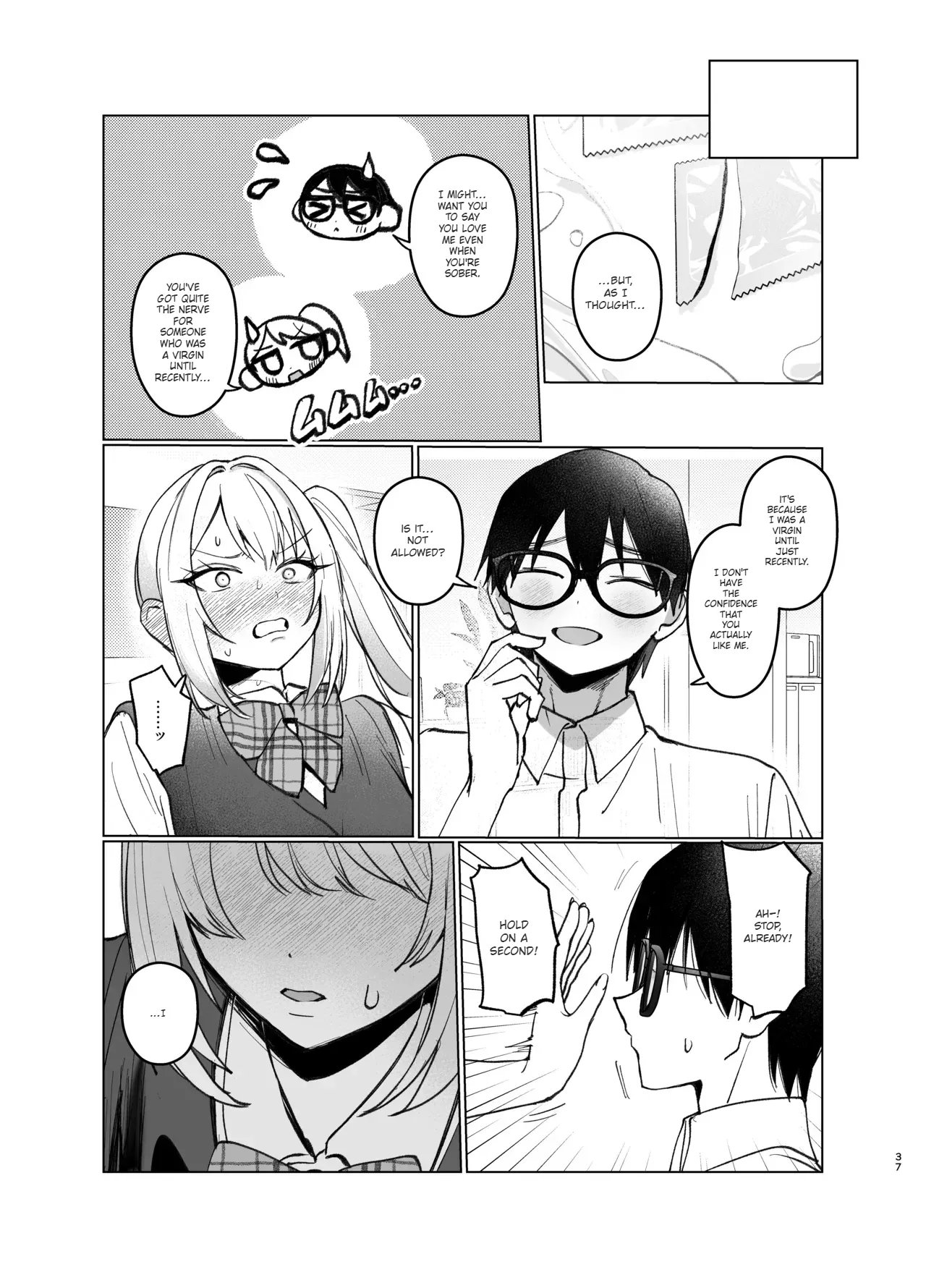 Ryou Kataomoi ga Minoranai Gyaru-san wa Iramura Chikunii ga Tomaranai! 2 page 37