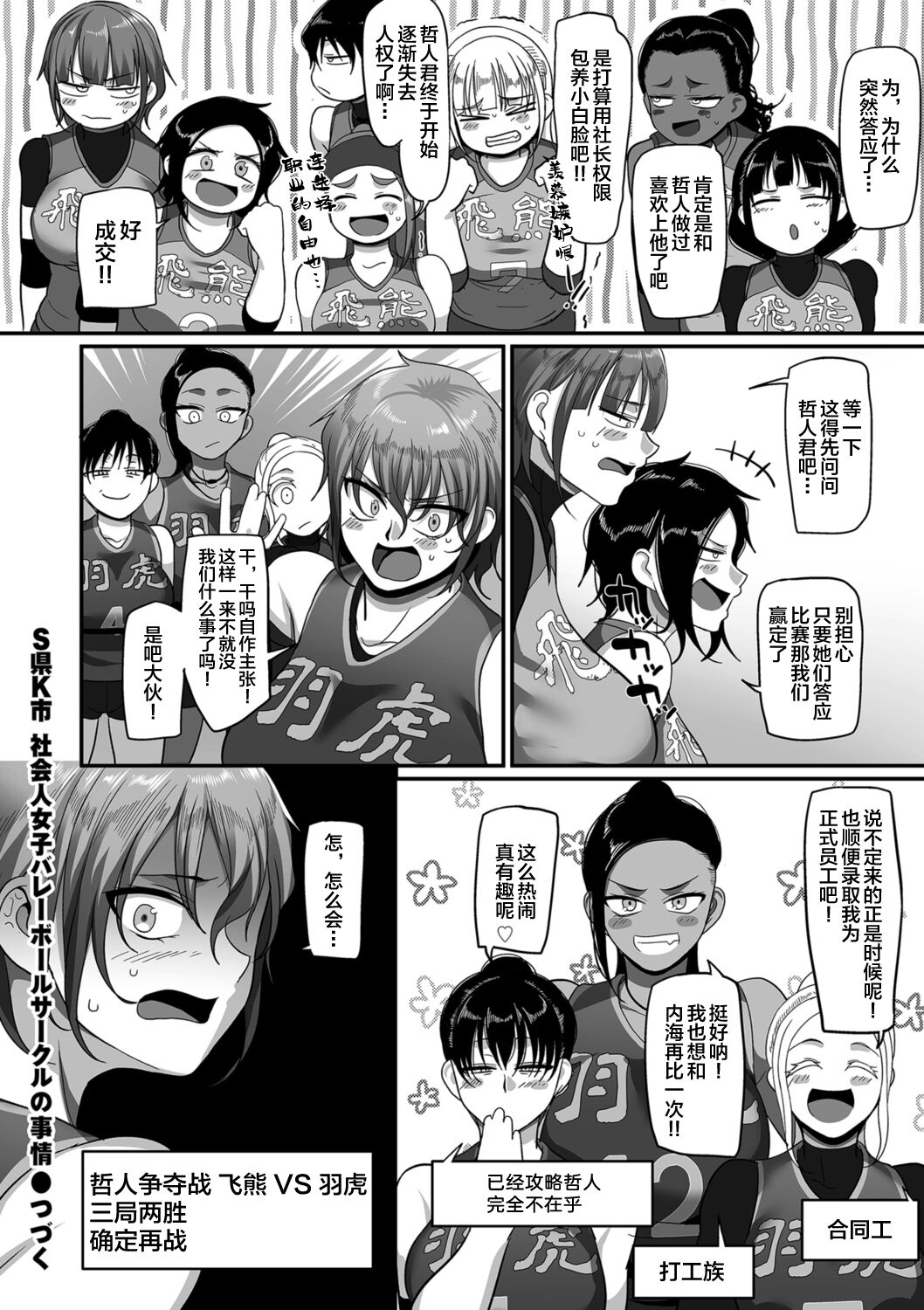 S-ken K-shi Shakaijin Joshi Volleyball Circle no Jijou 1-16 【Chinese】 page 321