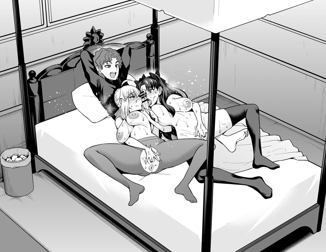 Saber & Rin, Shinji to Uwaki Sex Suru page 25