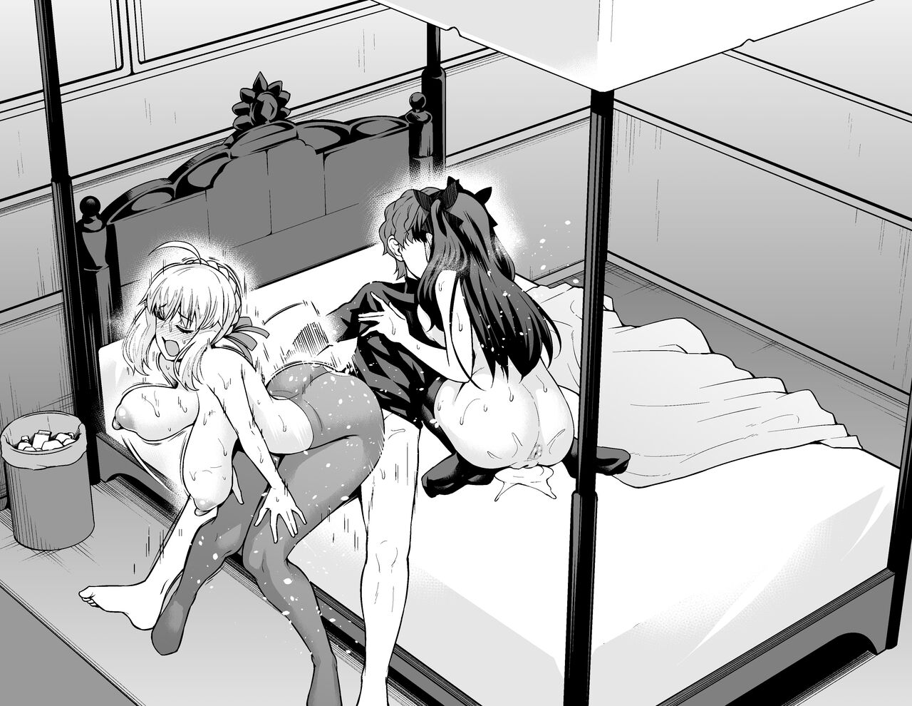 Saber & Rin, Shinji to Uwaki Sex Suru page 28