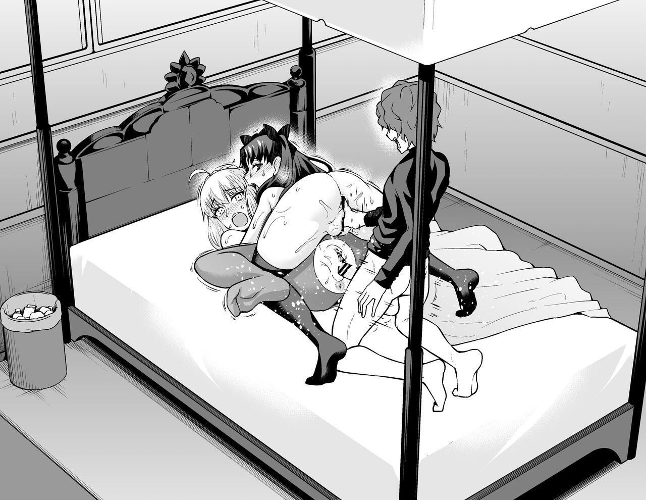 Saber & Rin, Shinji to Uwaki Sex Suru page 32