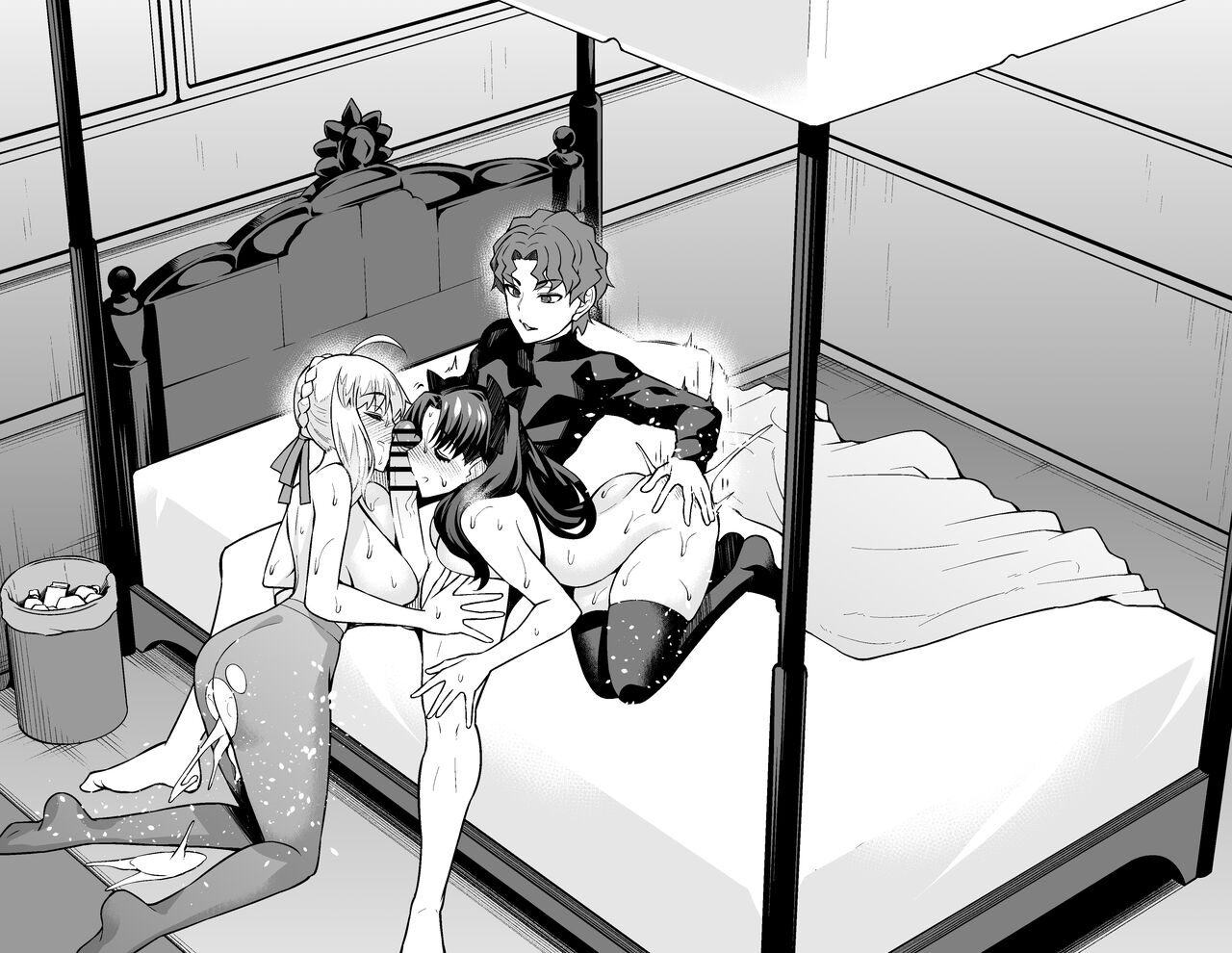 Saber & Rin, Shinji to Uwaki Sex Suru page 33