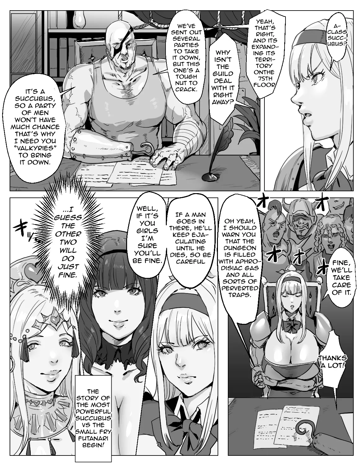 Saikyou Futanari Party ga Ero Dungeon ni Buzama Haiboku Suru Hanashi page 5