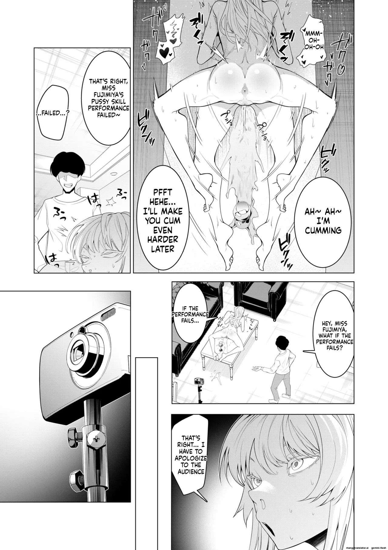 Saimin Appli de! ~Chou Cool! Tensai Half Ojou-sama ni Hentai Omanko Geinin to Shite AV Haishin Sasete Mita~ page 16