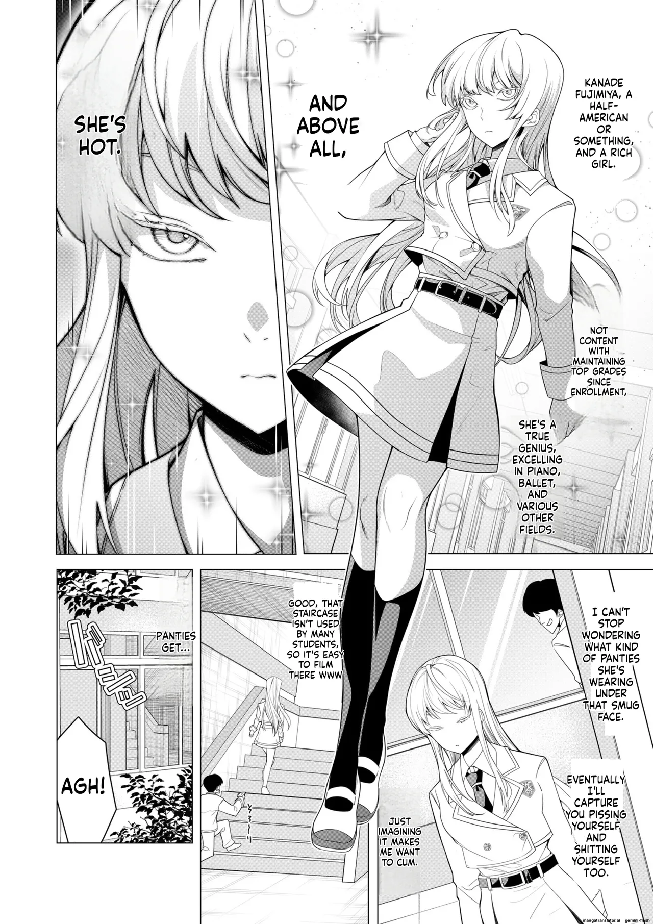 Saimin Appli de! ~Chou Cool! Tensai Half Ojou-sama ni Hentai Omanko Geinin to Shite AV Haishin Sasete Mita~ page 3