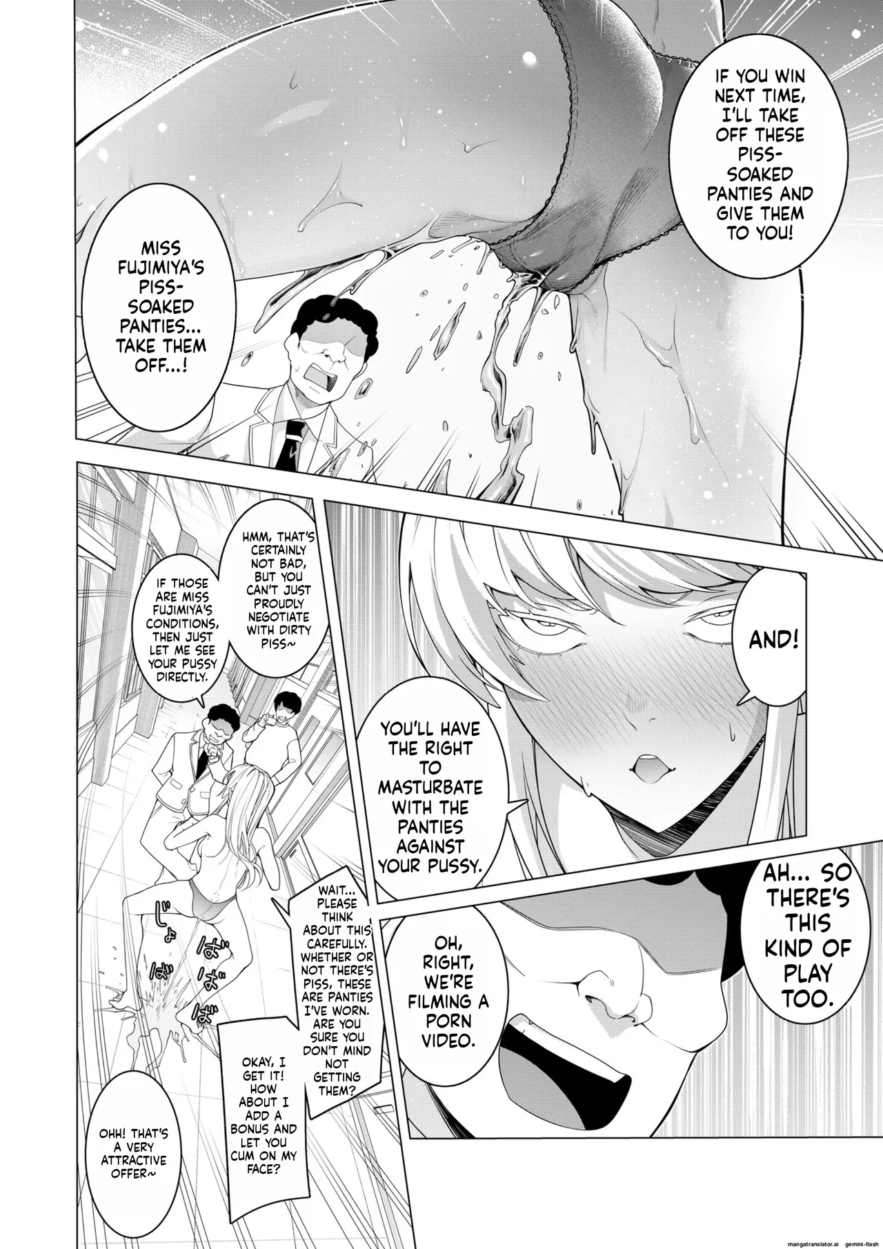 Saimin Appli de! ~Chou Cool! Tensai Half Ojou-sama ni Hentai Omanko Geinin to Shite AV Haishin Sasete Mita~ page 33