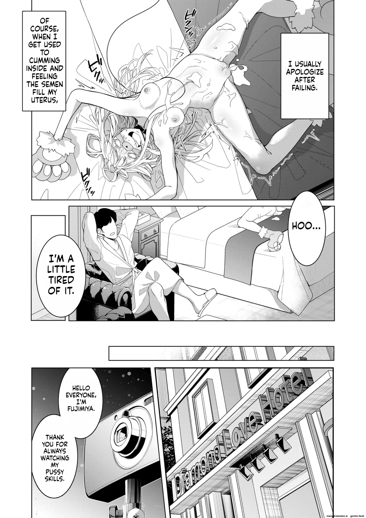Saimin Appli de! ~Chou Cool! Tensai Half Ojou-sama ni Hentai Omanko Geinin to Shite AV Haishin Sasete Mita~ page 42
