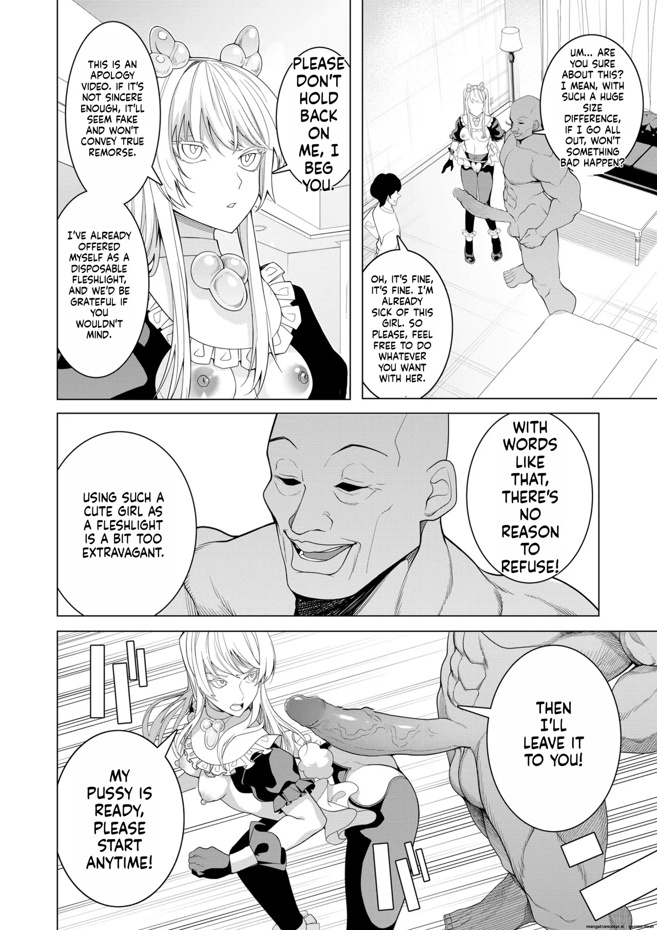 Saimin Appli de! ~Chou Cool! Tensai Half Ojou-sama ni Hentai Omanko Geinin to Shite AV Haishin Sasete Mita~ page 45